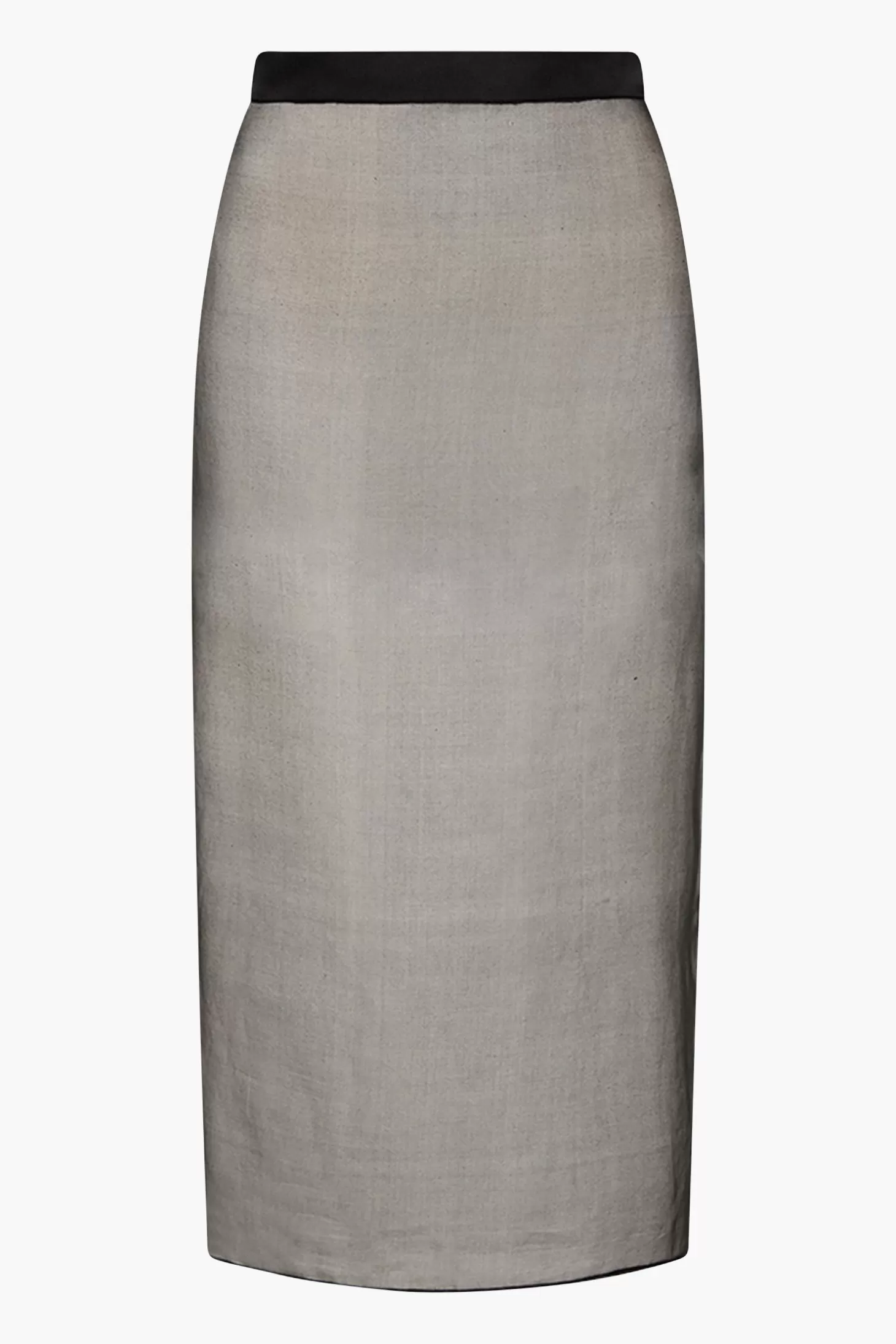 Skirts<ESSE AIRE SILK SLIP SKIRT Black