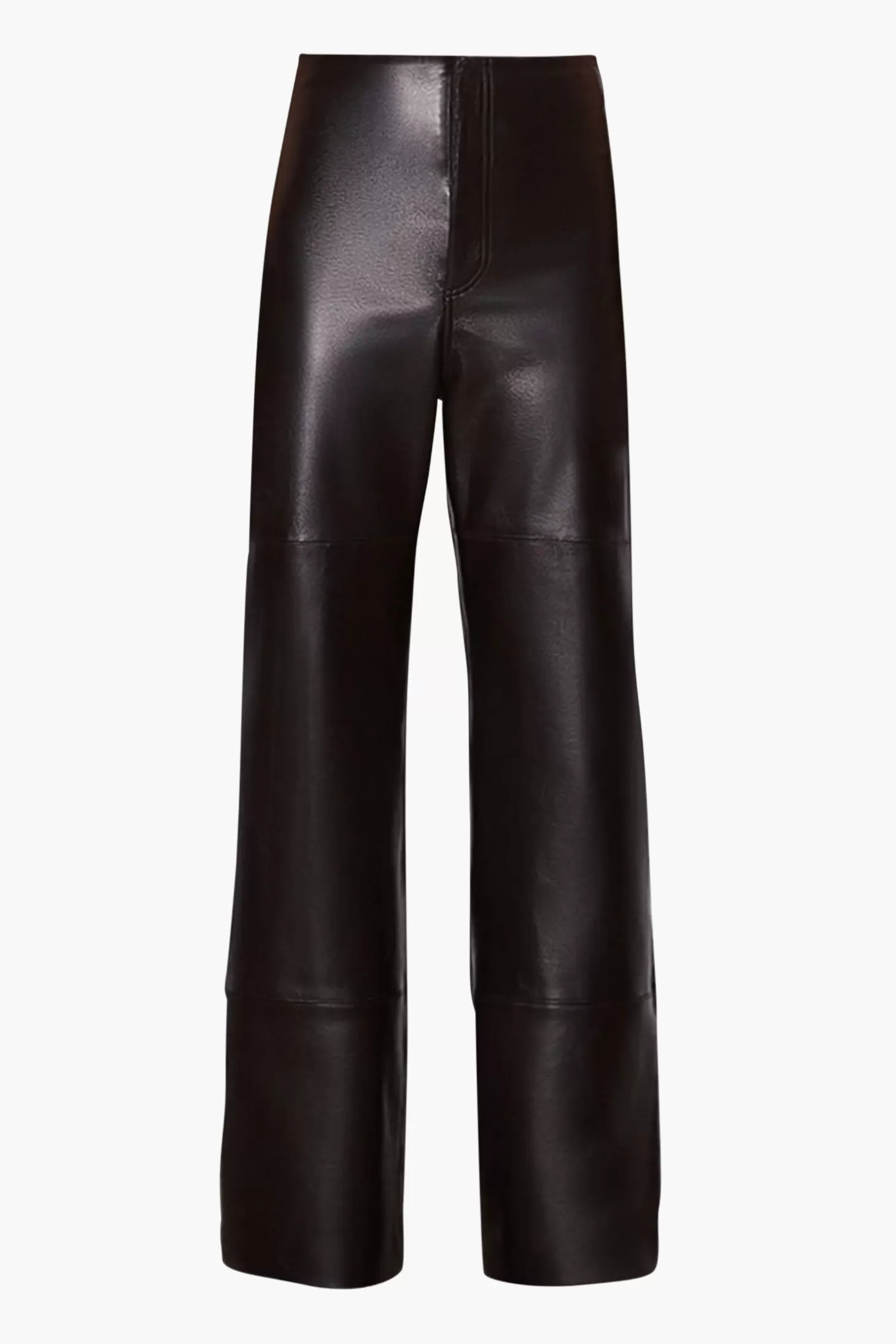 Pants<WYNN HAMLYN ALLY LEATHER TROUSERS Brown