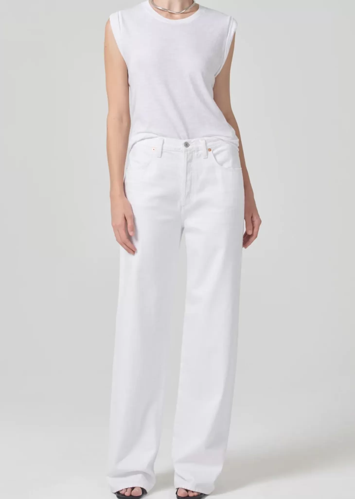 Denim<CITIZENS OF HUMANITY ANNINA TROUSER JEAN Seashell