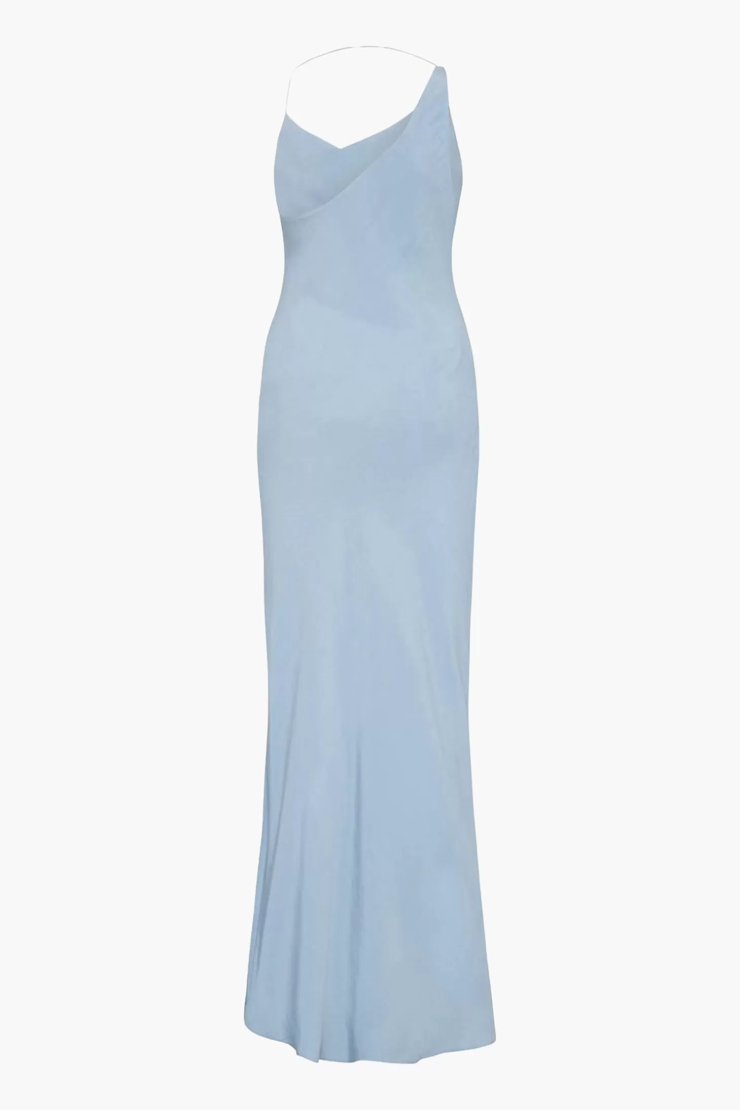 Dresses<ST. AGNI ASYMMETRICAL DRAPE MAXI DRESS StoneBlue