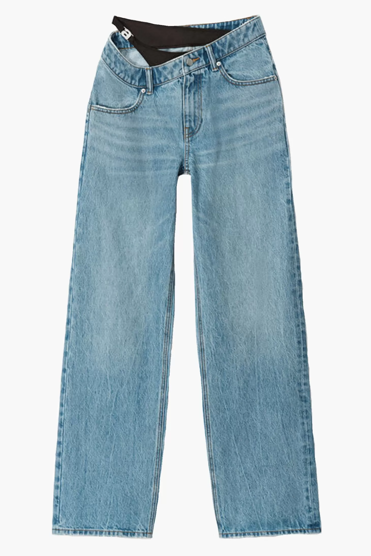 Denim<ALEXANDER WANG ASYMMETRICAL WAISTBAND JEAN WITH BIKINI