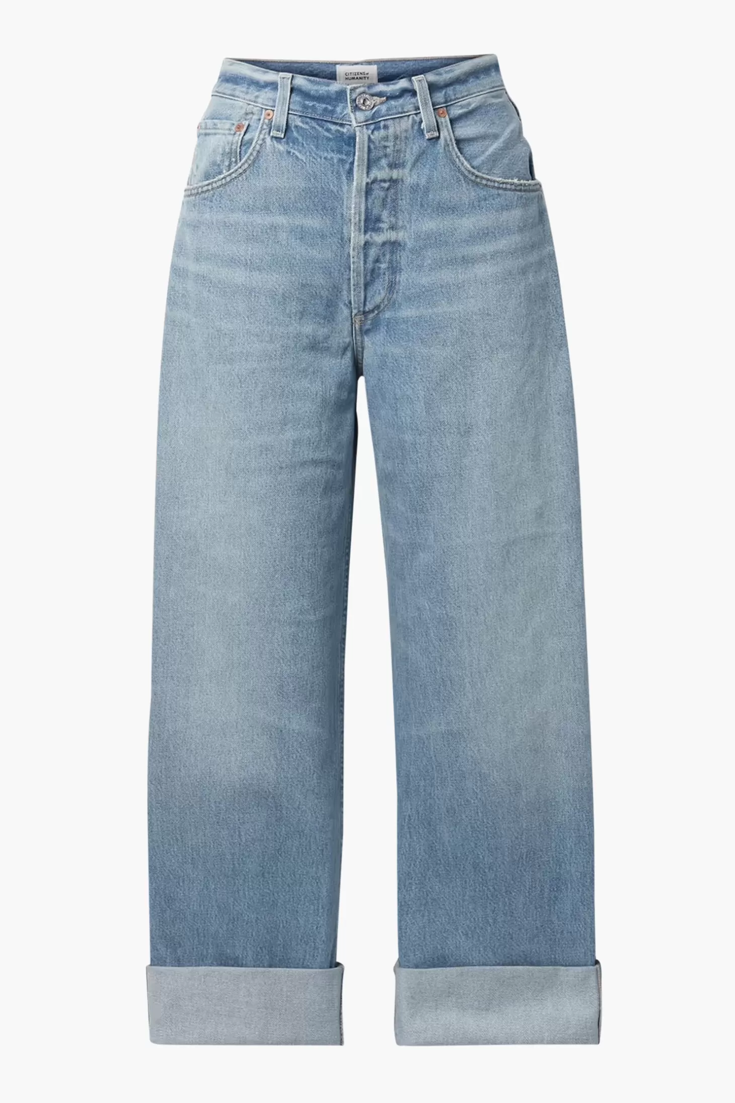 Denim<CITIZENS OF HUMANITY AYLA BAGGY CUFFED CROP JEAN