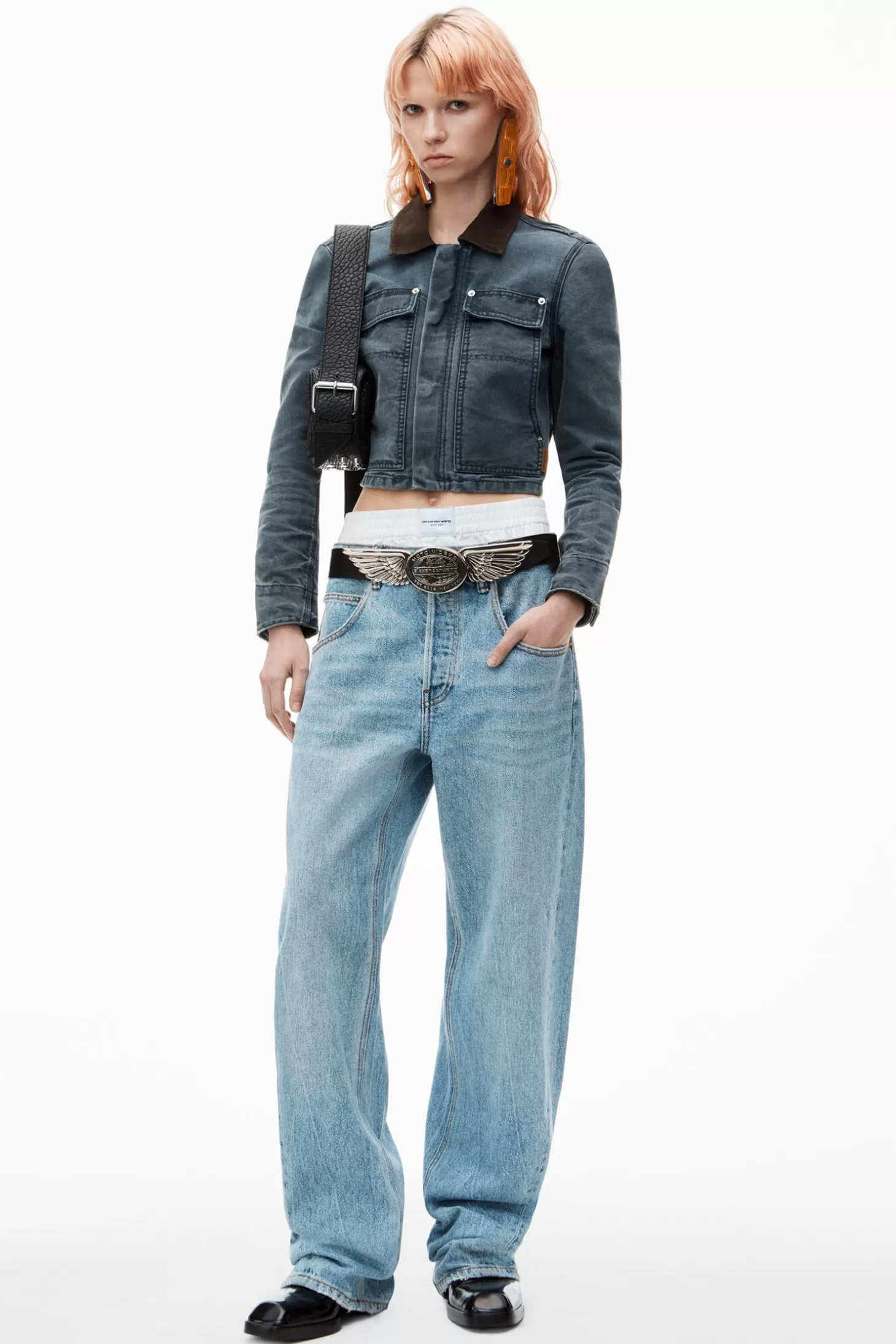 Denim<ALEXANDER WANG BALLOON JEAN PRESTYLE BOXER