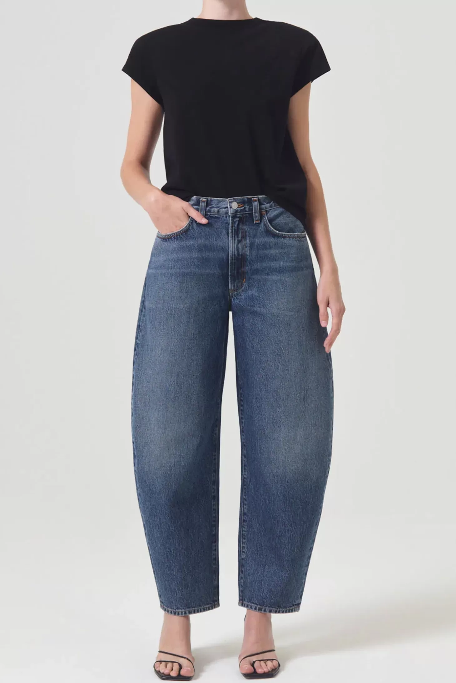 Denim<AGOLDE BALLOON ULTRA HIGH RISE CURVED JEAN