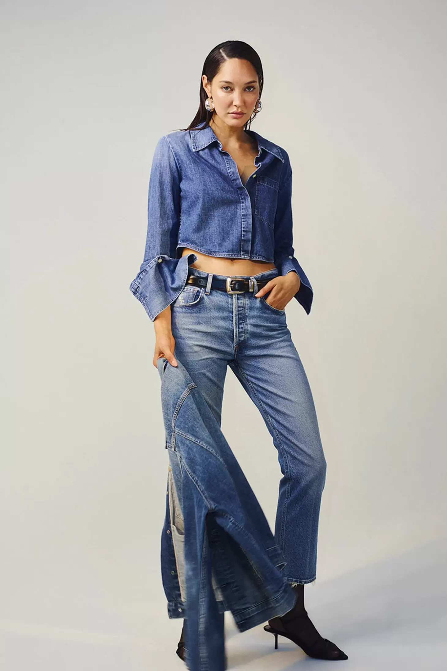 Tops | Denim<CITIZENS OF HUMANITY BEA CROP TOP Ambrose