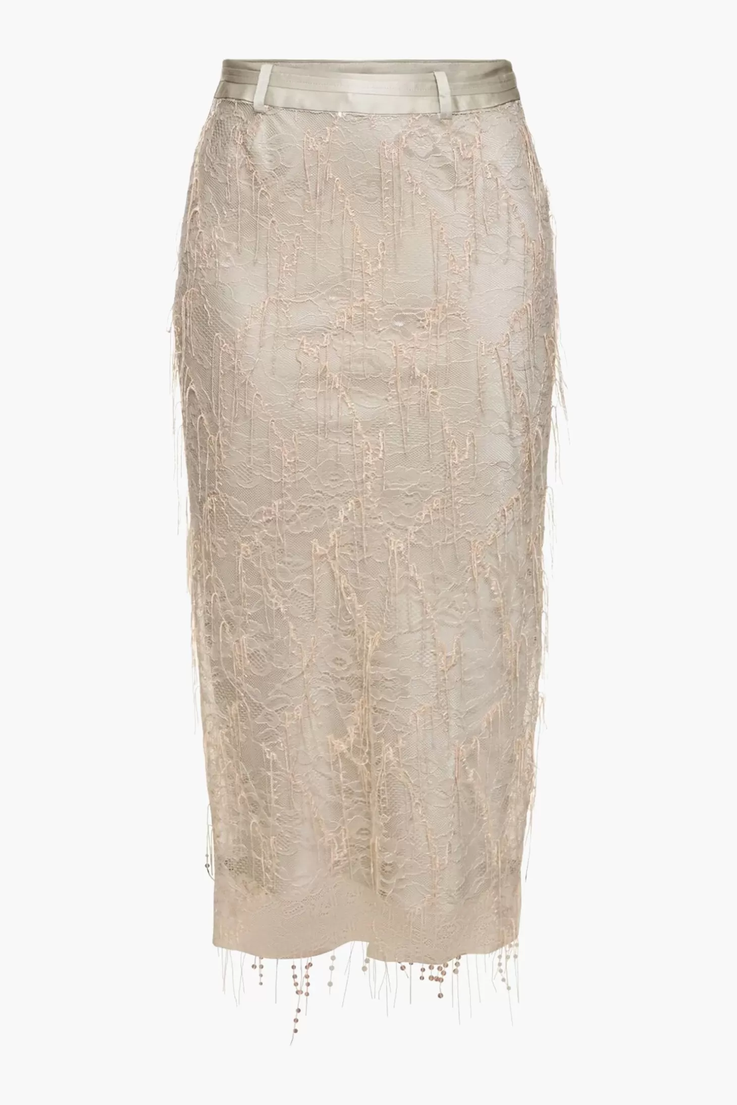 Skirts<CHRISTOPHER ESBER BEADED IVY LACE SKIRT Balm