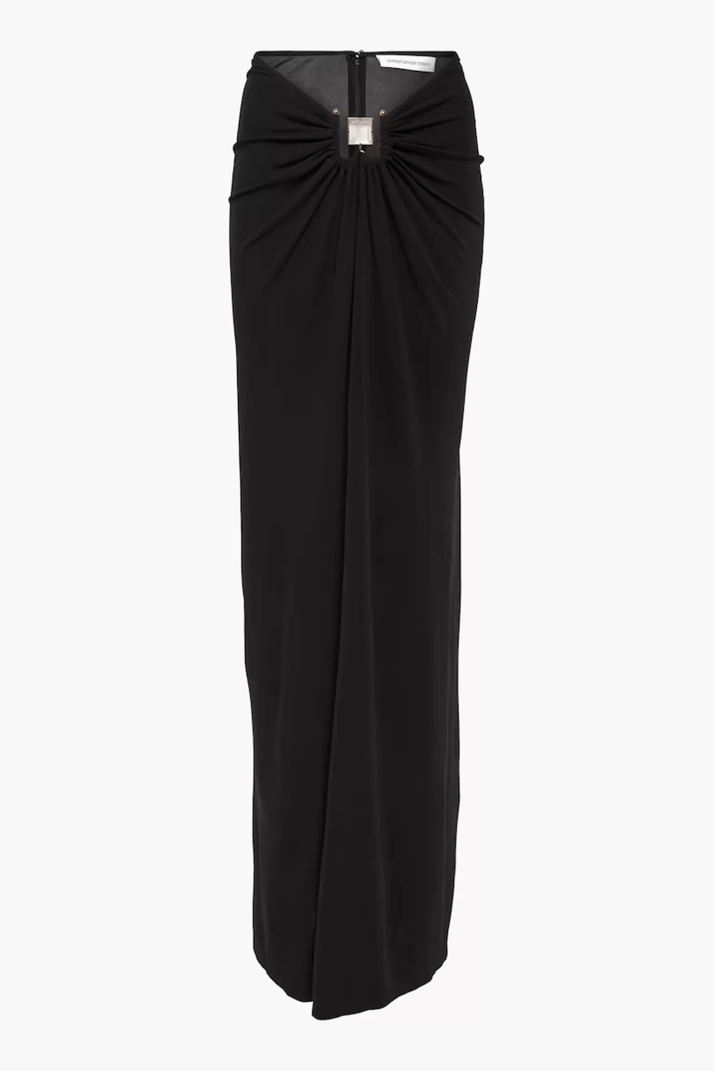 Skirts<CHRISTOPHER ESBER BEZEL QUARTZ RUCHED SKIRT