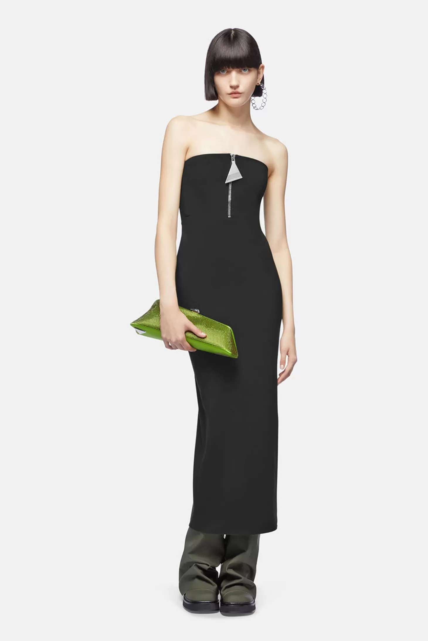 Dresses<THE ATTICO MIDI DRESS Black