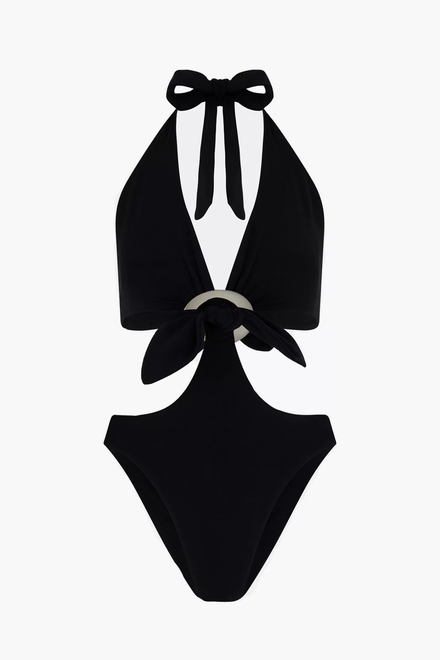 Swimwear<LOUISA BALLOU BUCKLE ONE PIECE Black