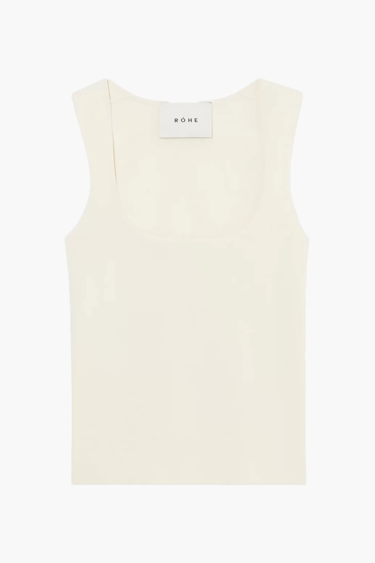 Tops<RÓHE BUSTIER-SHAPED KNITTED TANKTOP