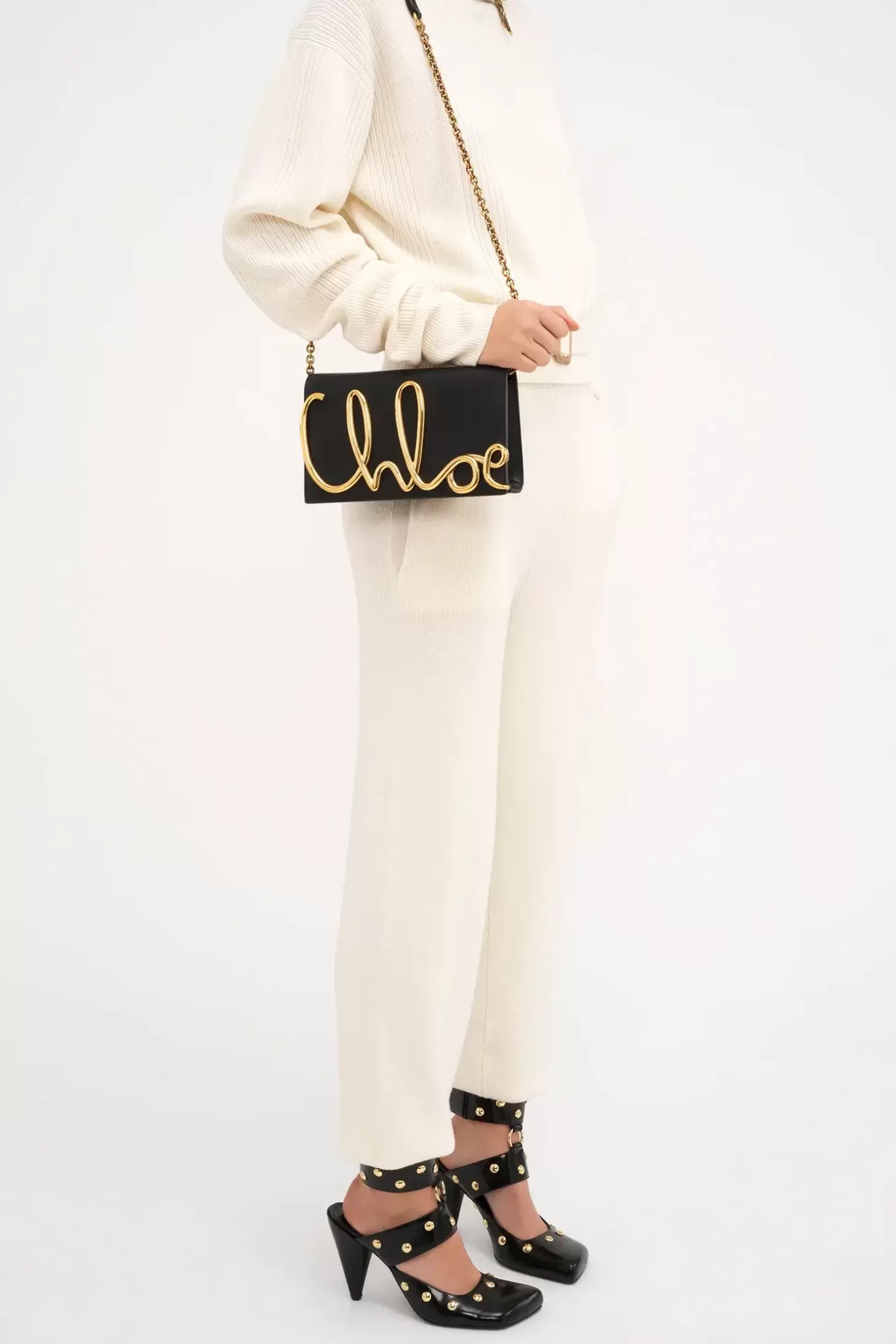 Shoulder | Cross Body<CHLOÉ C CHLOE CROSSBODY BAG Black