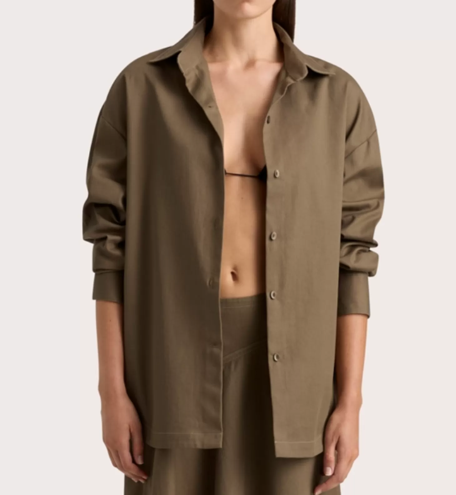 Tops | Matching Sets<FAITHFULL THE BRAND CALAIS SHIRT Walnut