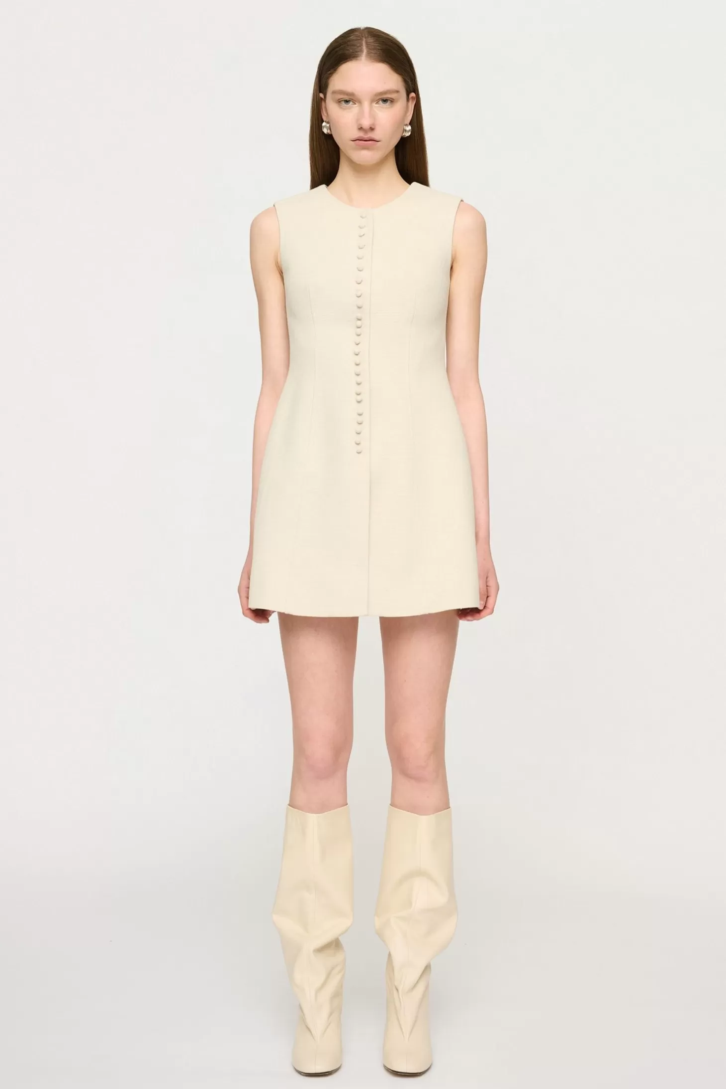 Dresses<CLEA CEDAR MINI DRESS Oat