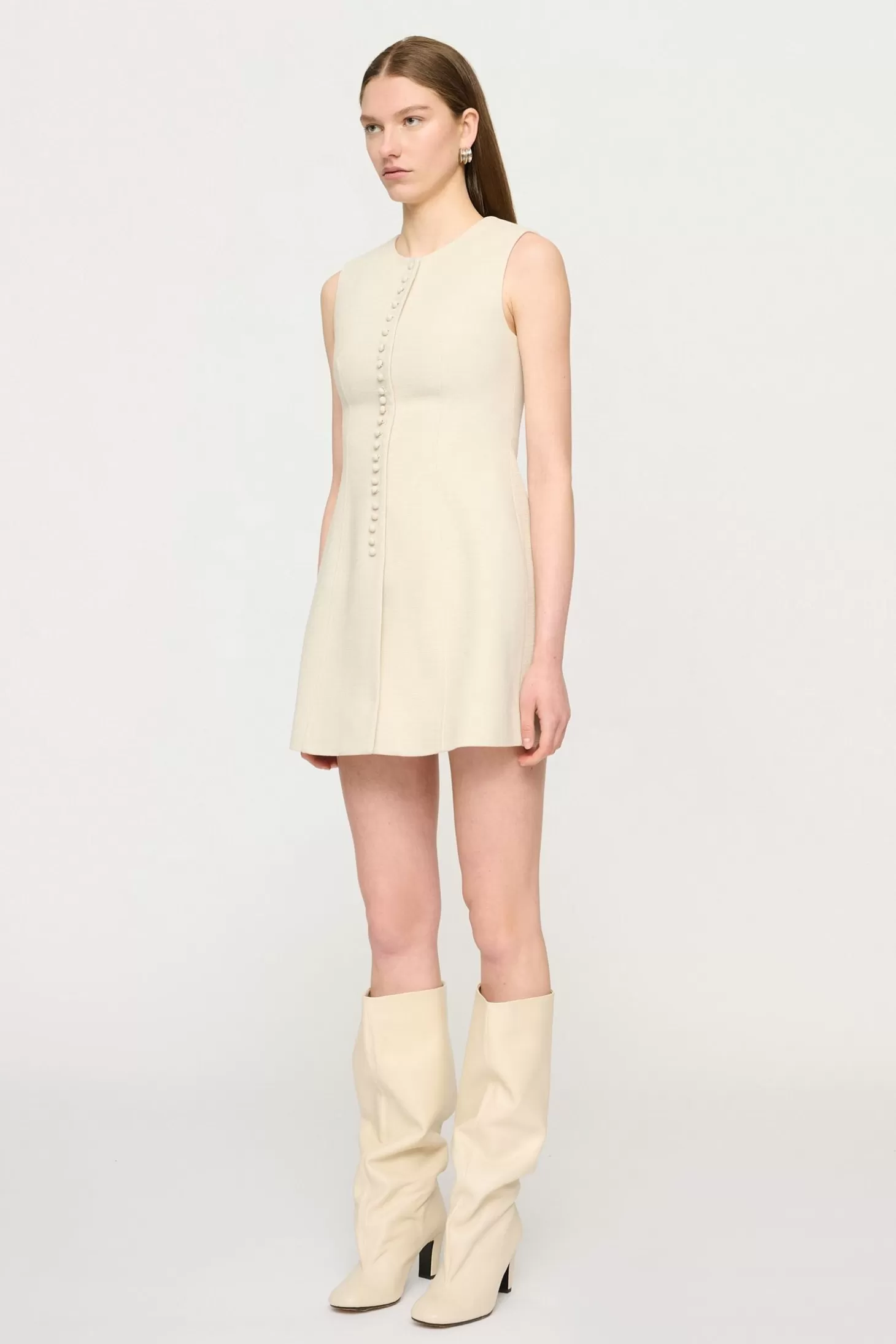 Dresses<CLEA CEDAR MINI DRESS Oat