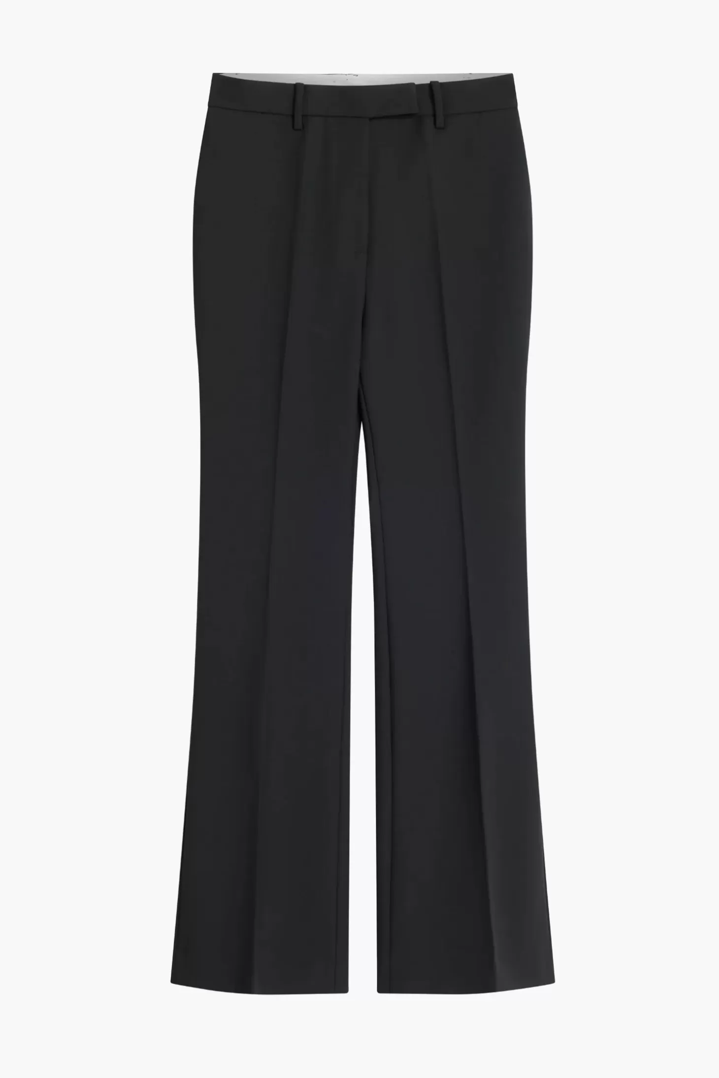 Pants<COURTNEY ZHENG CELINA STRETCH WOOL TAILORED PANTS Black