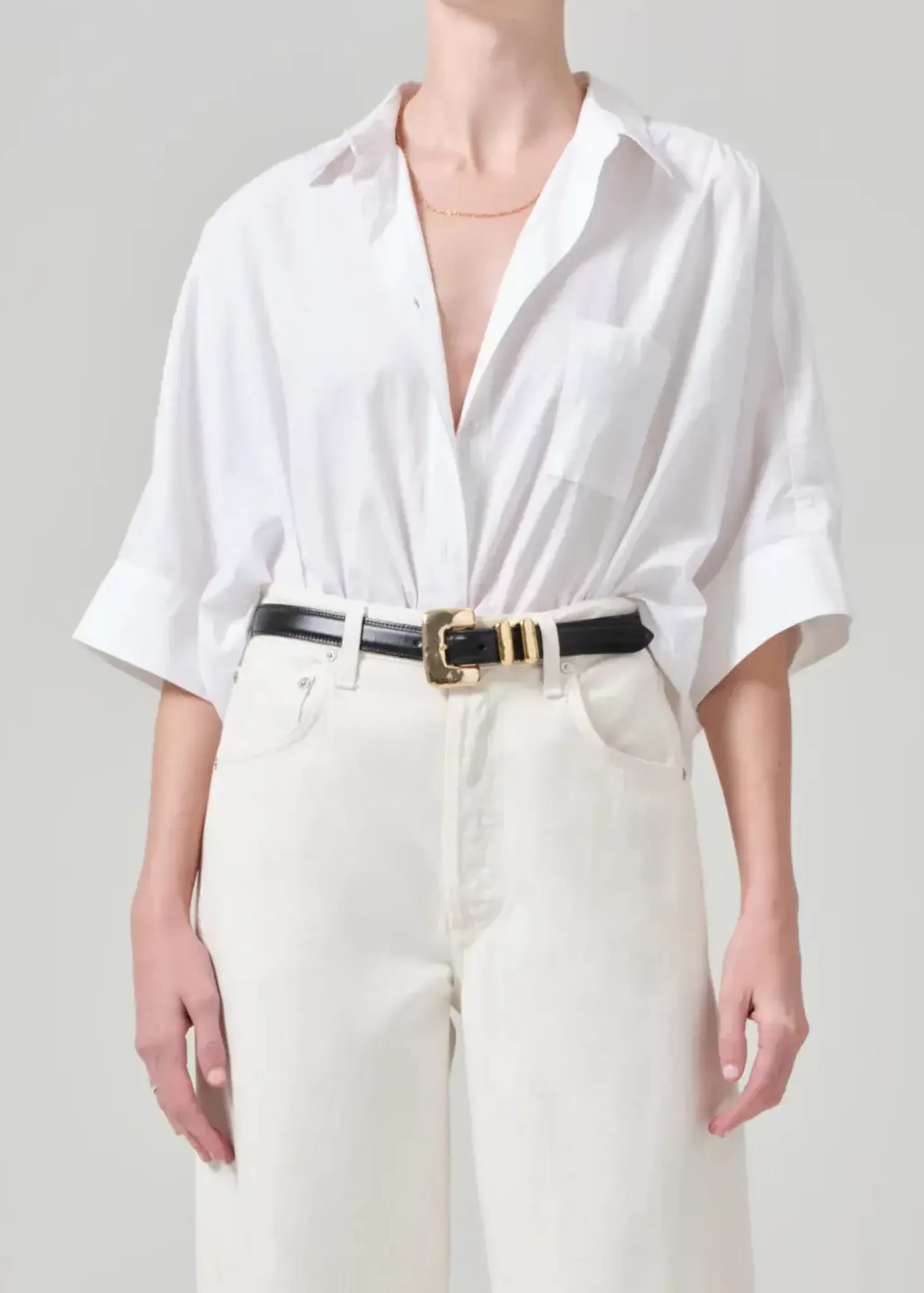 Tops<CITIZENS OF HUMANITY CLAIRE ORIGAMI SHIRT