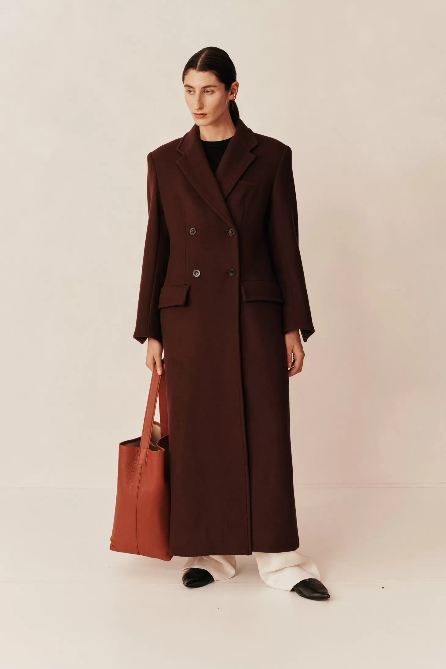 Coats<ESSE CLASSICO COAT Chocolate