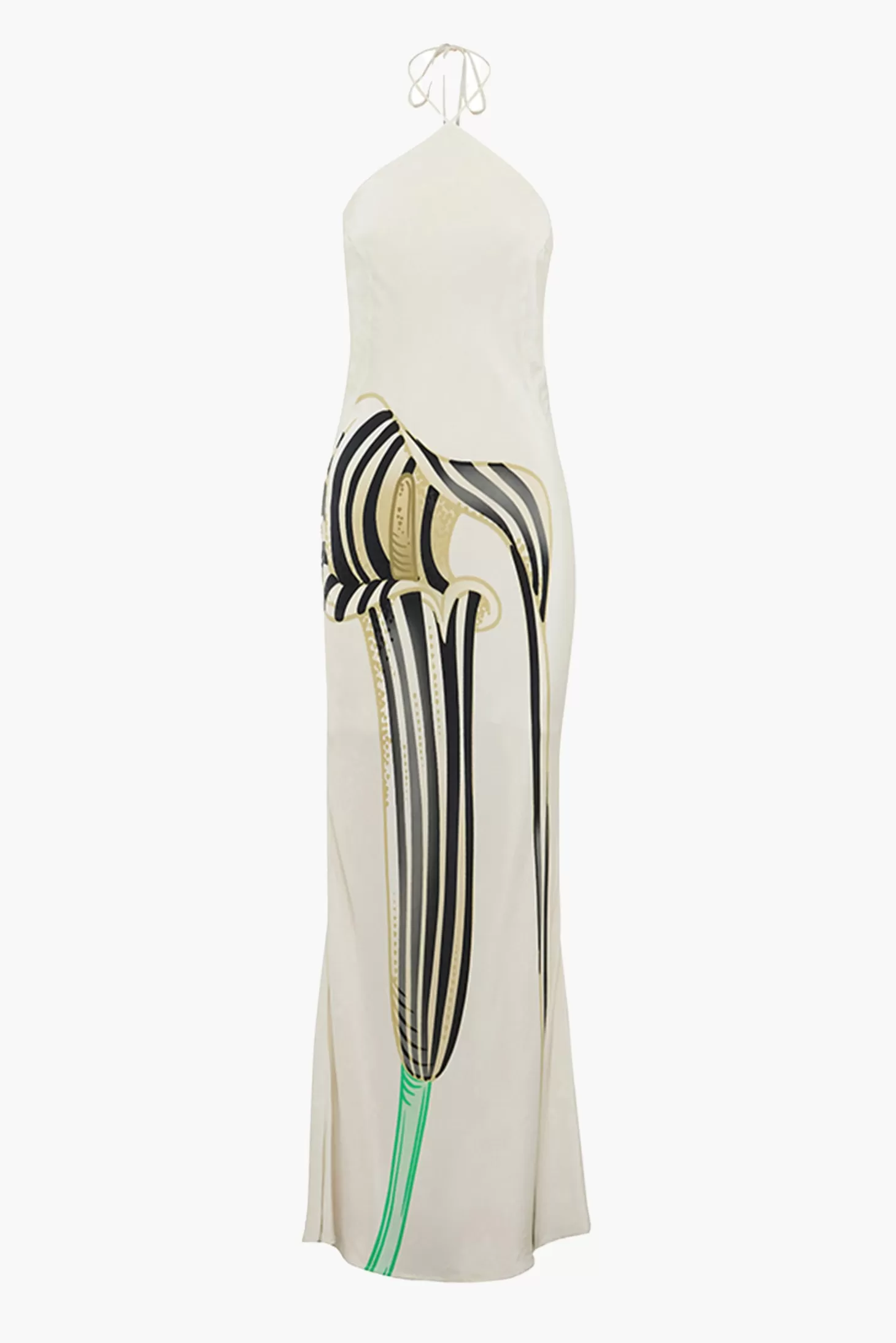 Dresses<MUMA WORLD COBRA LILY HALTER MAXI DRESS