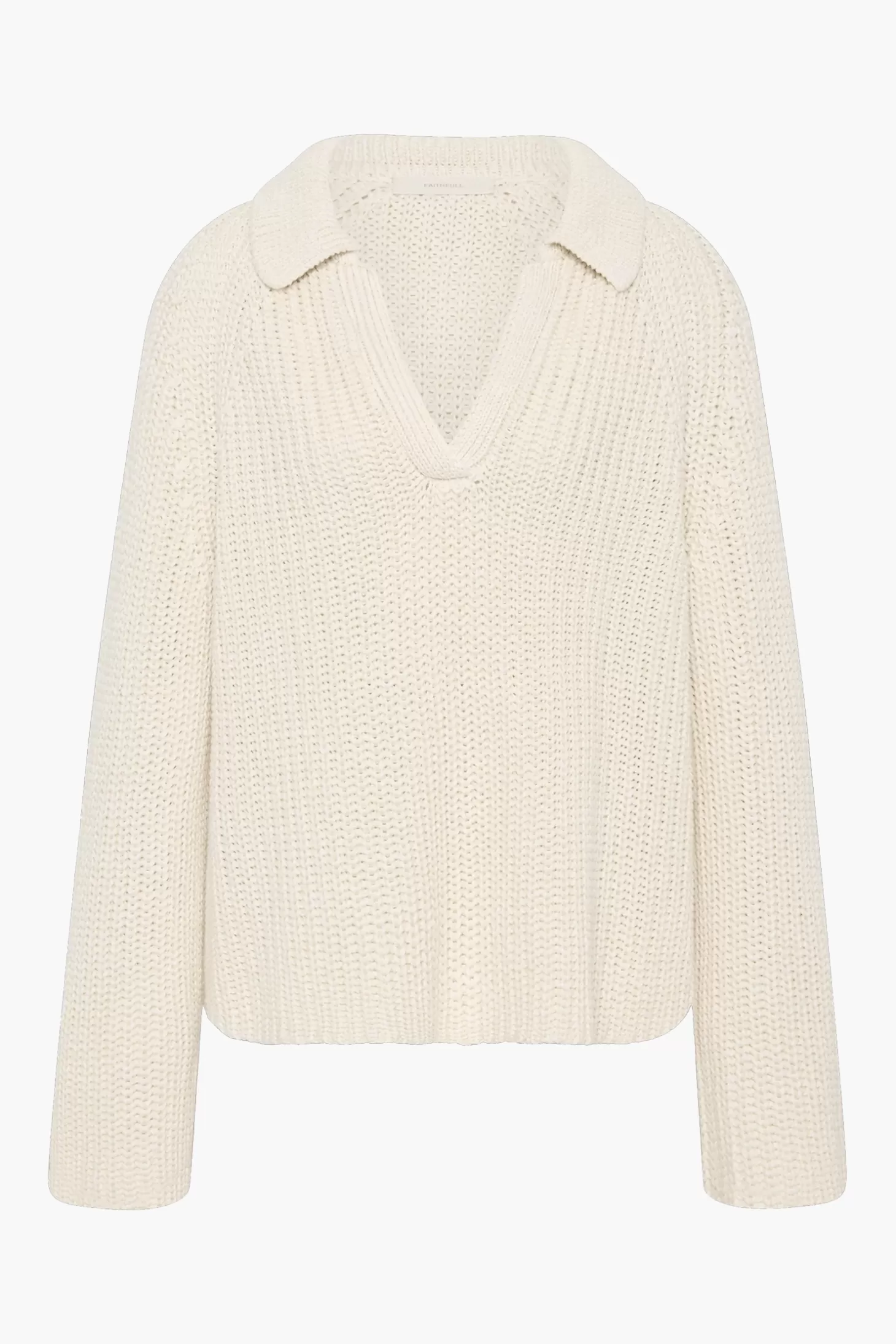 Knitwear<FAITHFULL THE BRAND COLMIER SWEATER Beige