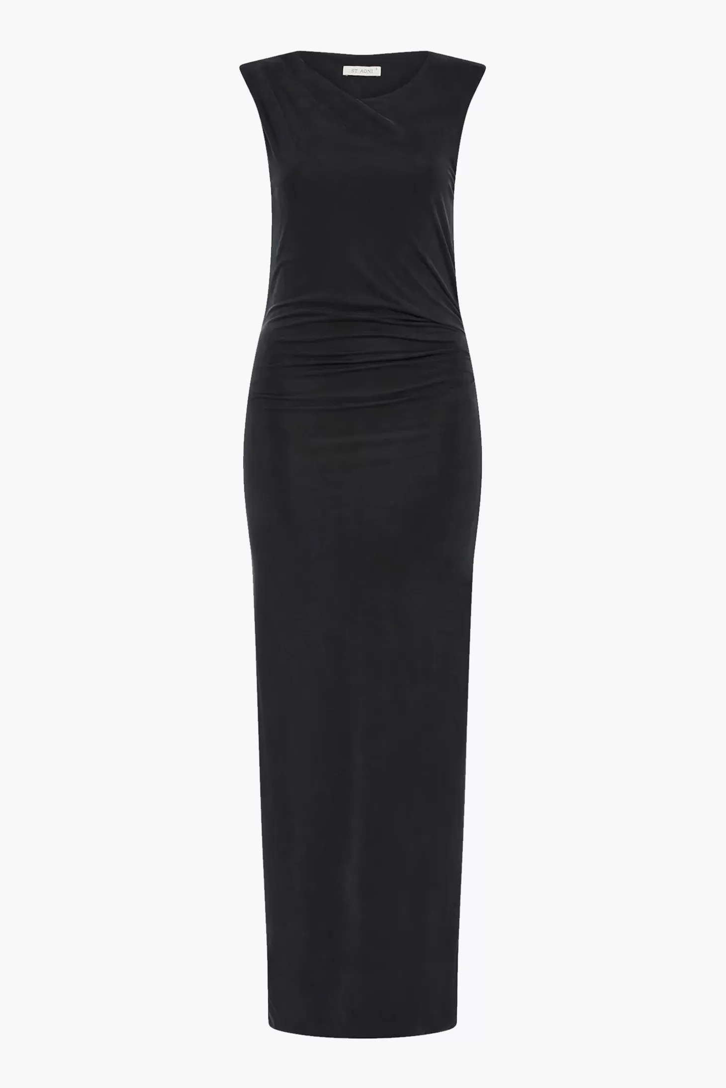 Dresses<ST. AGNI CUPRO JERSEY DRAPE DRESS