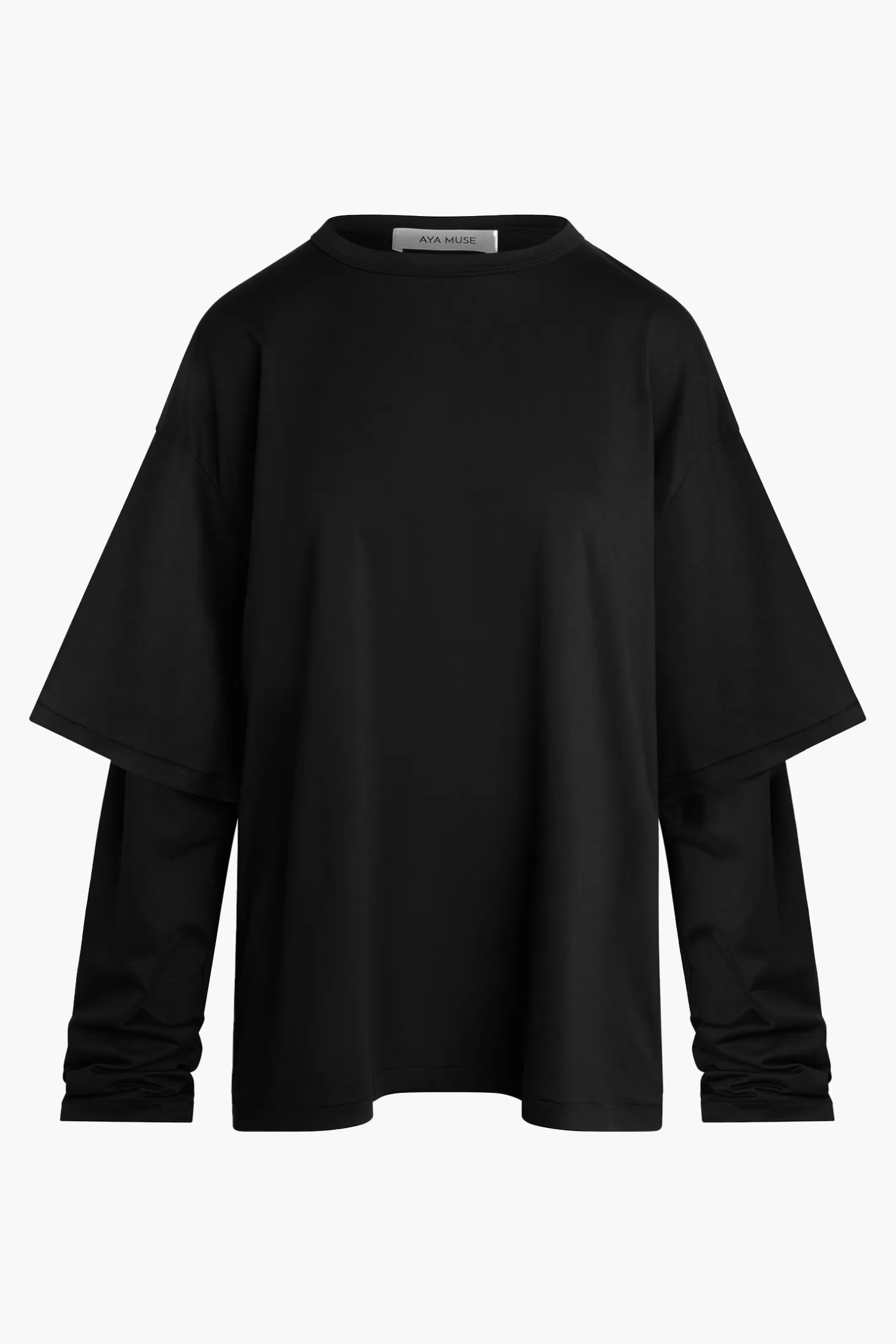 Tops<AYA MUSE DOUBLE LAYER T-SHIRT