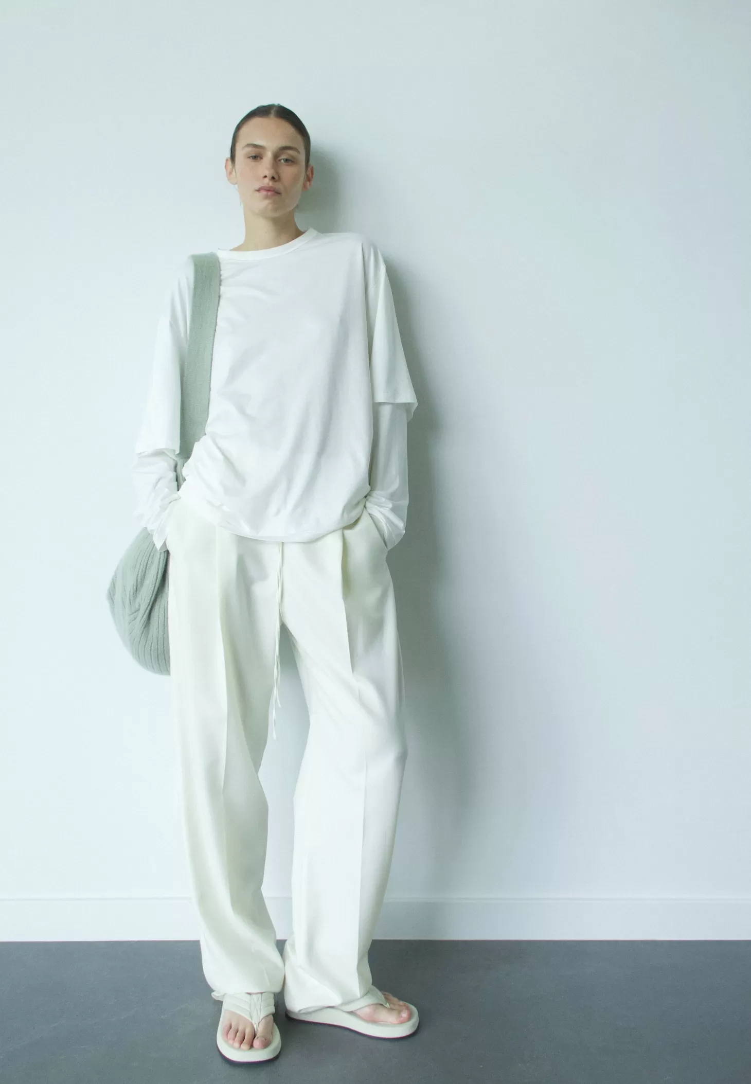 Tops<AYA MUSE DOUBLE LAYER T-SHIRT