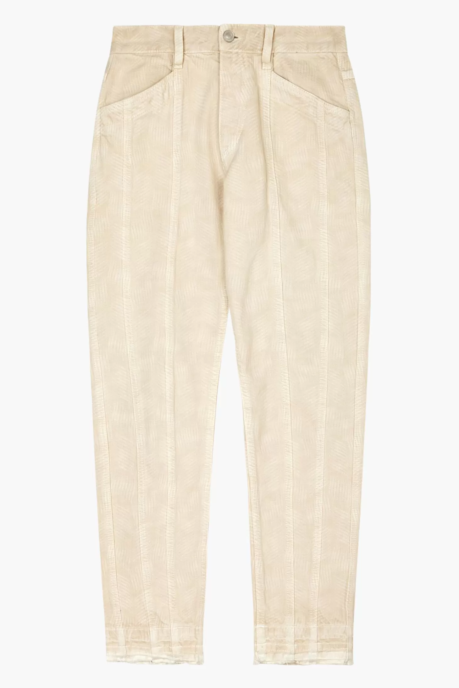 Pants<ISABEL MARANT ÉTOILE DRIANE COTTON PANTS Ecru