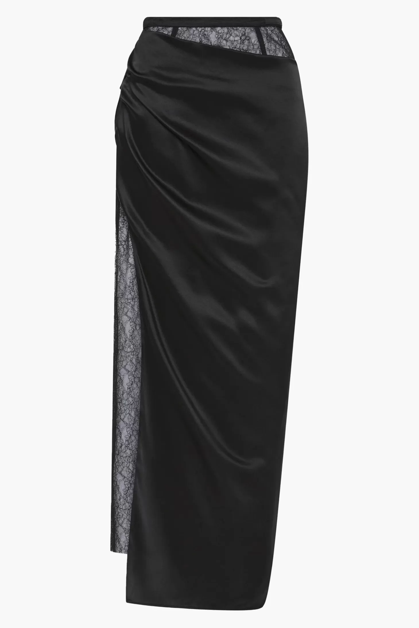 Skirts<SIR DUNYA DRAPED SKIRT Black