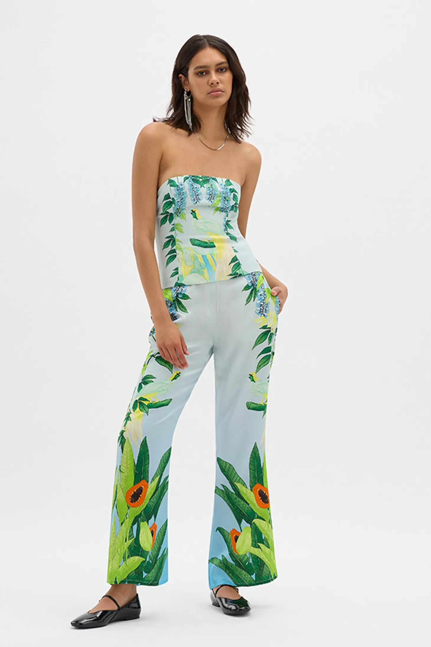Pants<MUMA WORLD EDEN ILLUSTRATED PANT