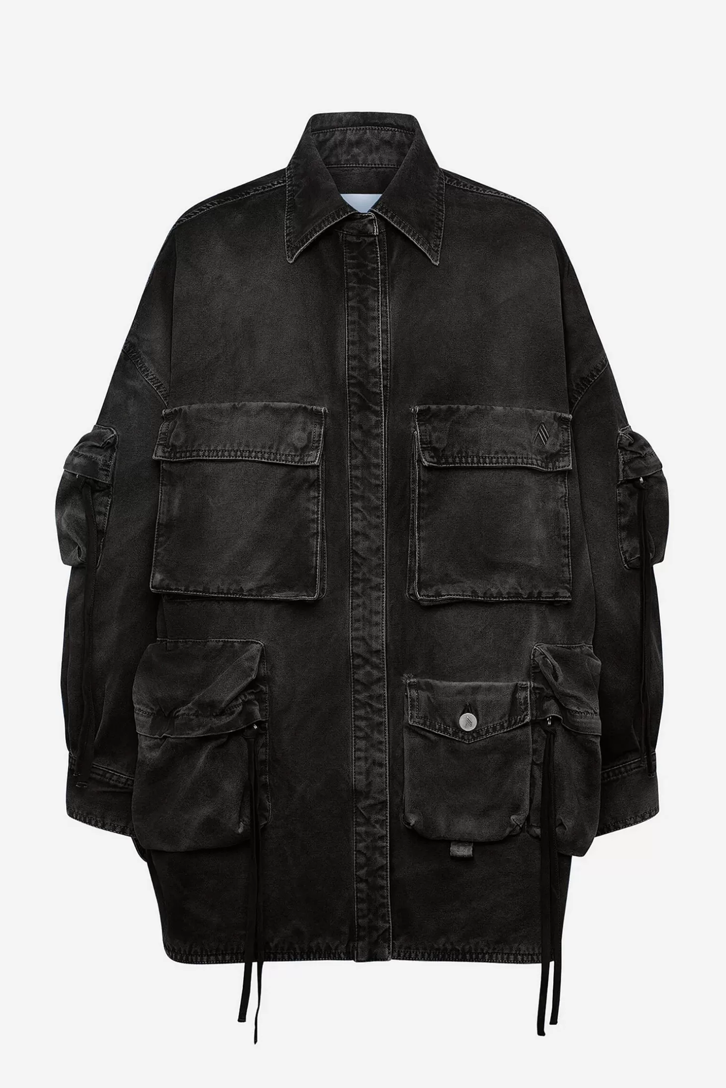 Jackets | Coats<THE ATTICO FERN BLACK SHORT COAT