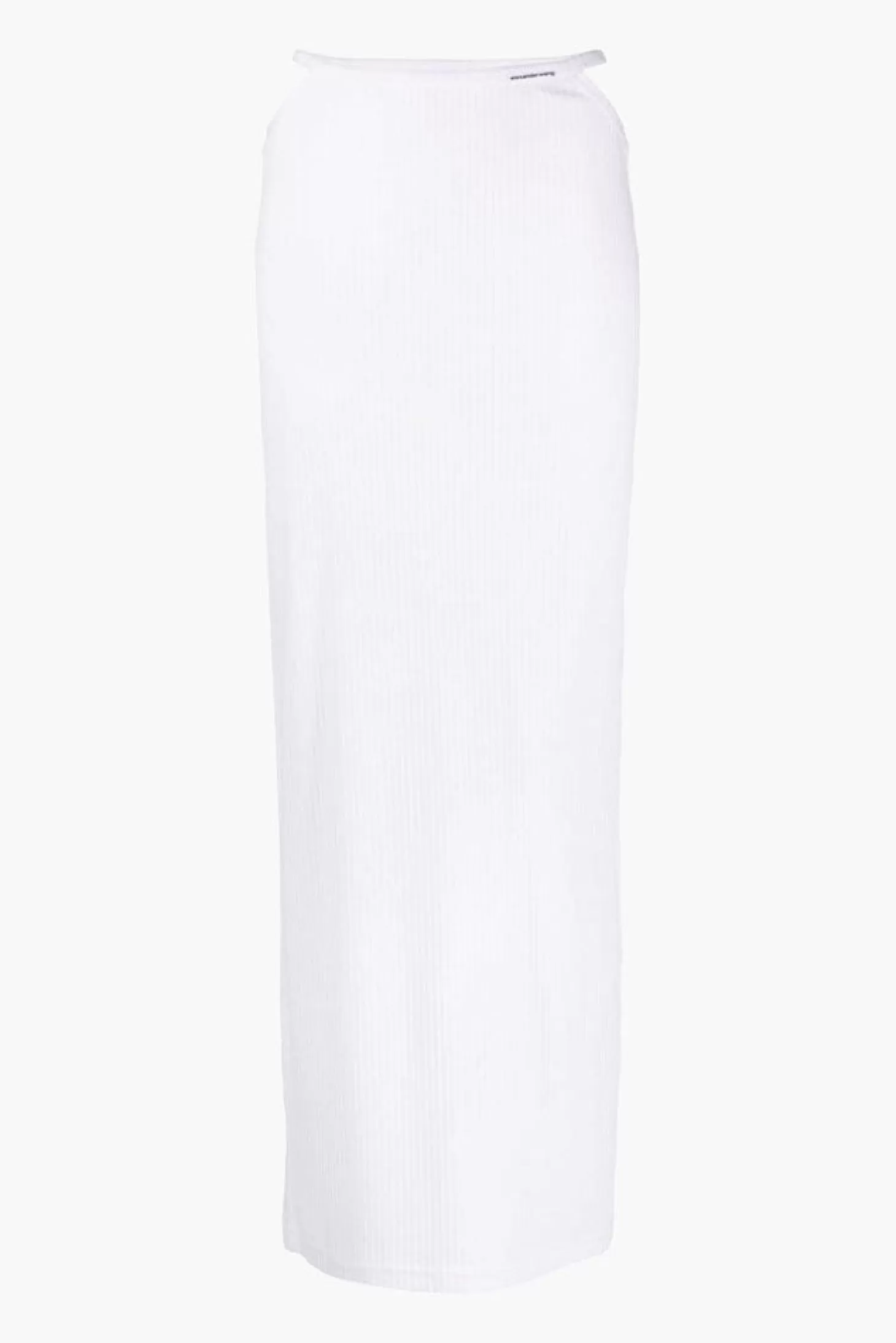Skirts<ALEXANDERWANG.T G STRING FLOOR LENGTH SKIRT W/ SKINNY WOVEN LABEL White