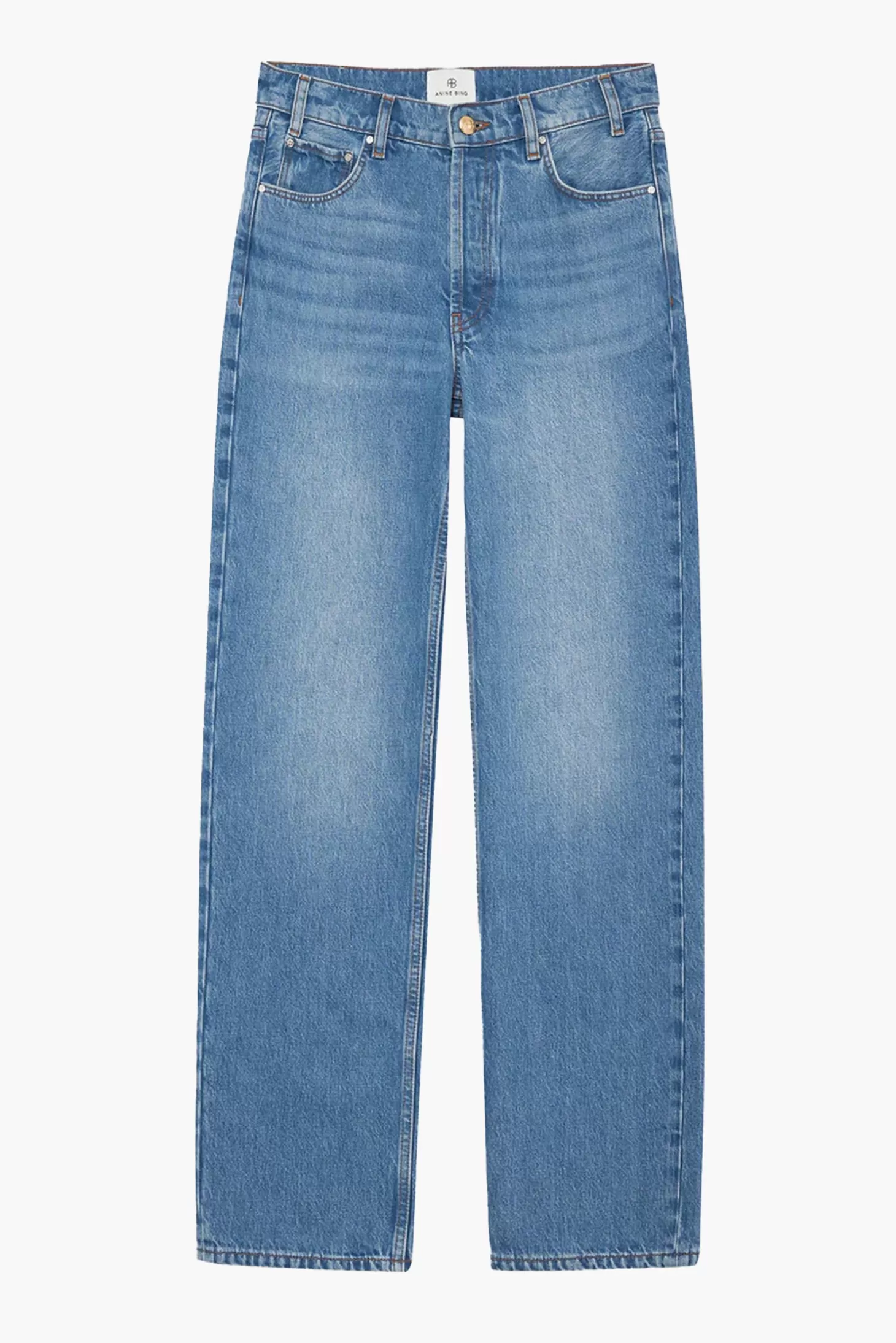 Denim<ANINE BING GAVIN LONG JEAN AtlanticWashedBlue