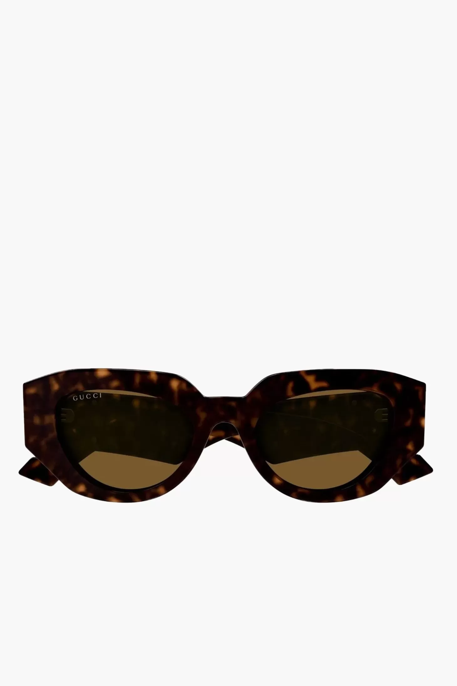 Sunglasses<GUCCI GEOMETRIC-FRAME SUNGLASSES Tortoiseshell