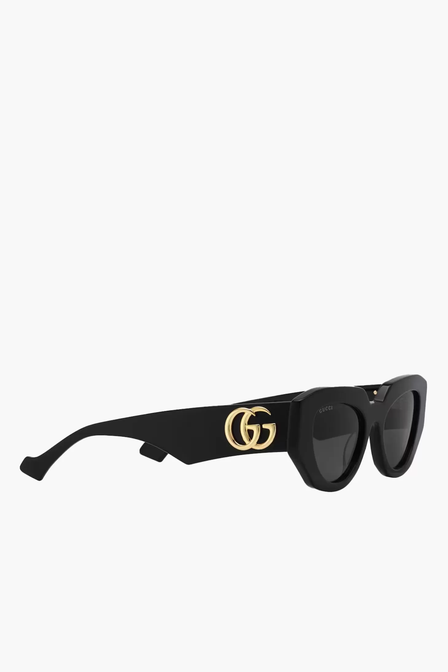 Sunglasses<GUCCI GEOMETRIC-FRAME SUNGLASSES Black