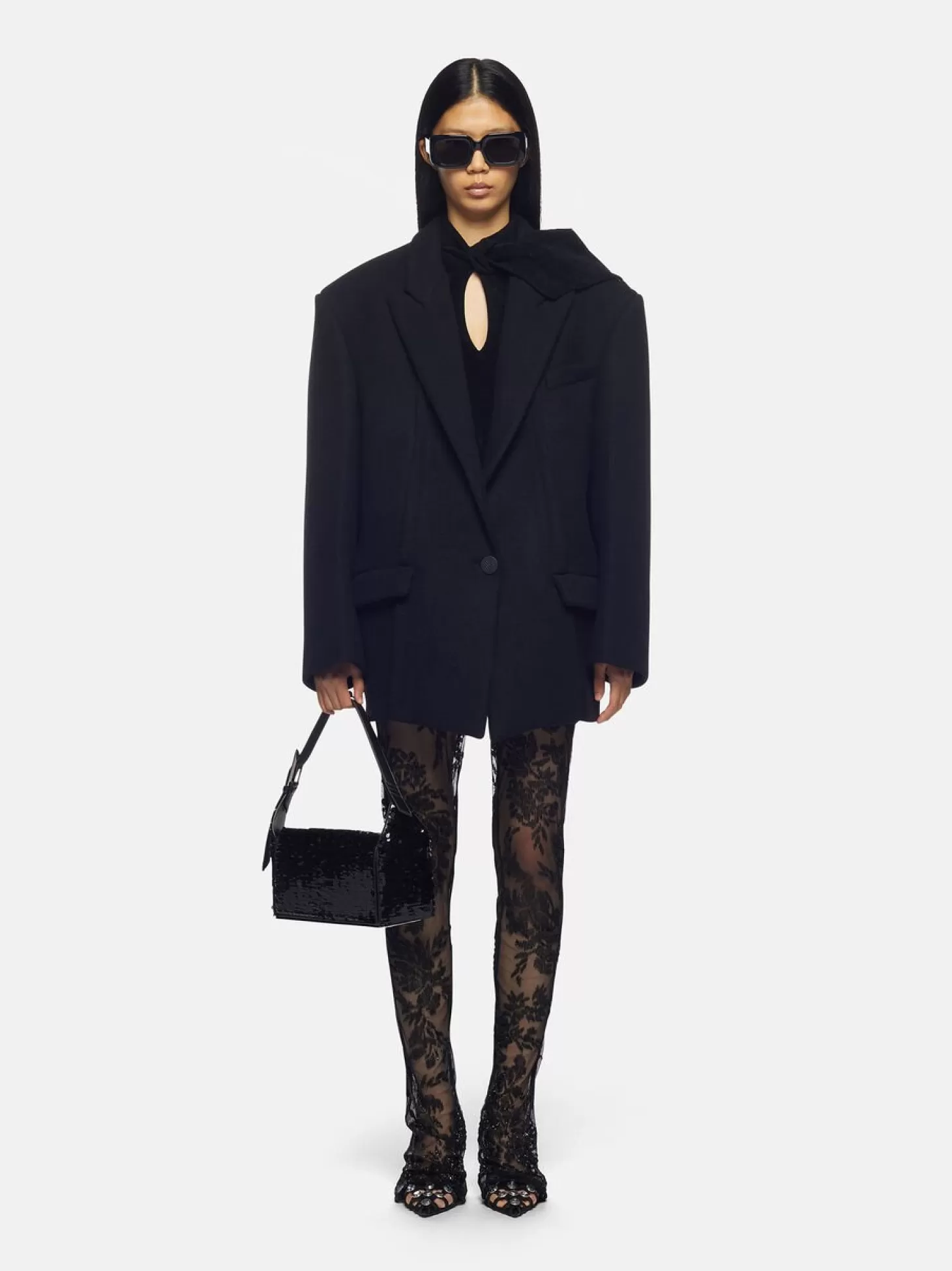 Jackets | Coats<THE ATTICO GLEN SHORT COAT Black