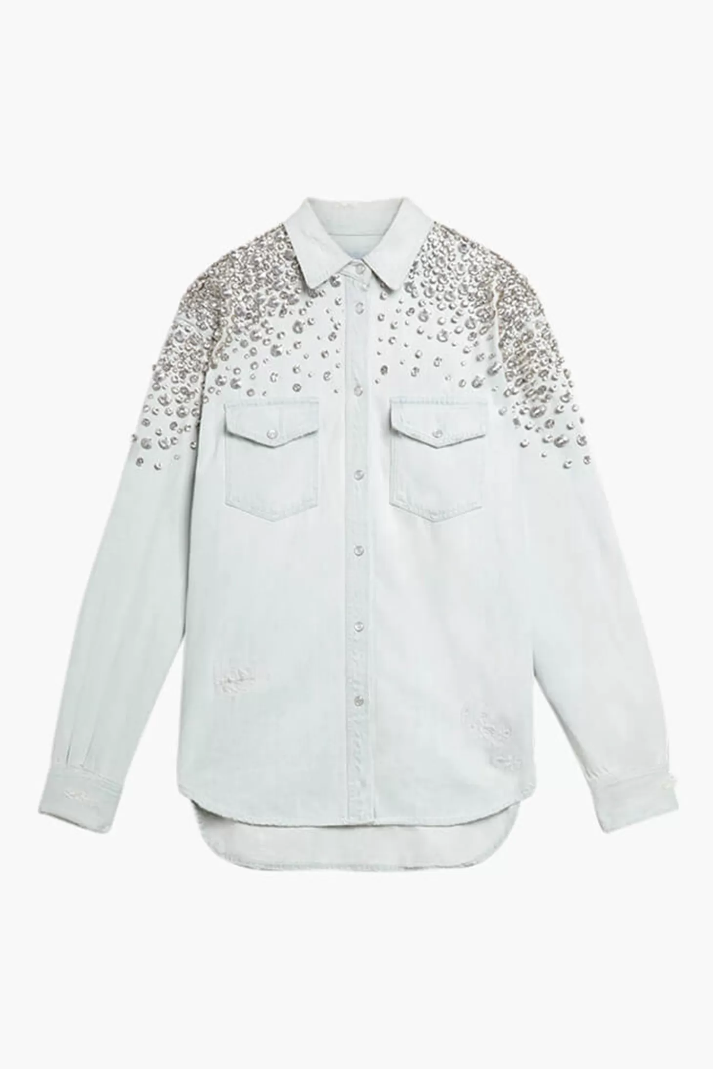 Tops | Denim<GOLDEN GOOSE GOLDEN W'S BOYFRIEND DENIM SHIRT Blue