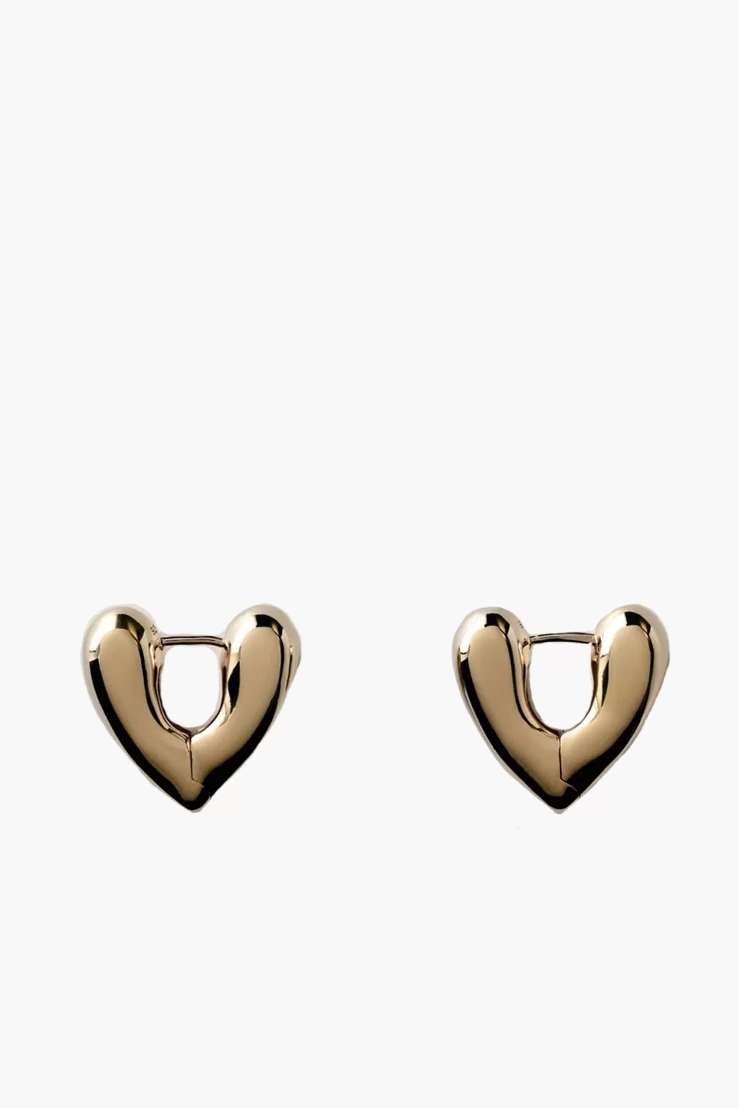Jewellery<ANNIKA INEZ HEART HOOPS - SMALL