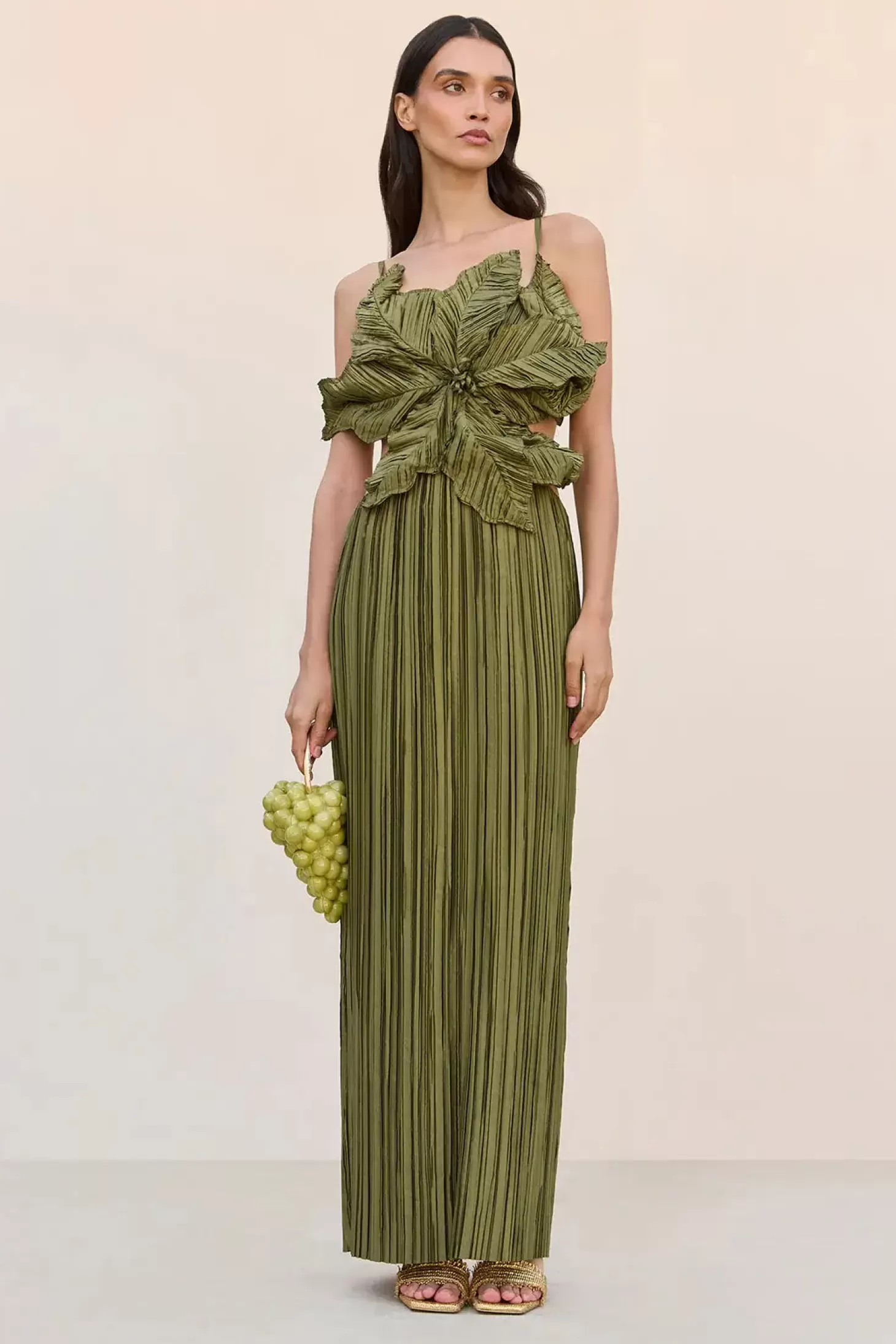 Dresses<CULT GAIA HESTRA GOWN Cedar