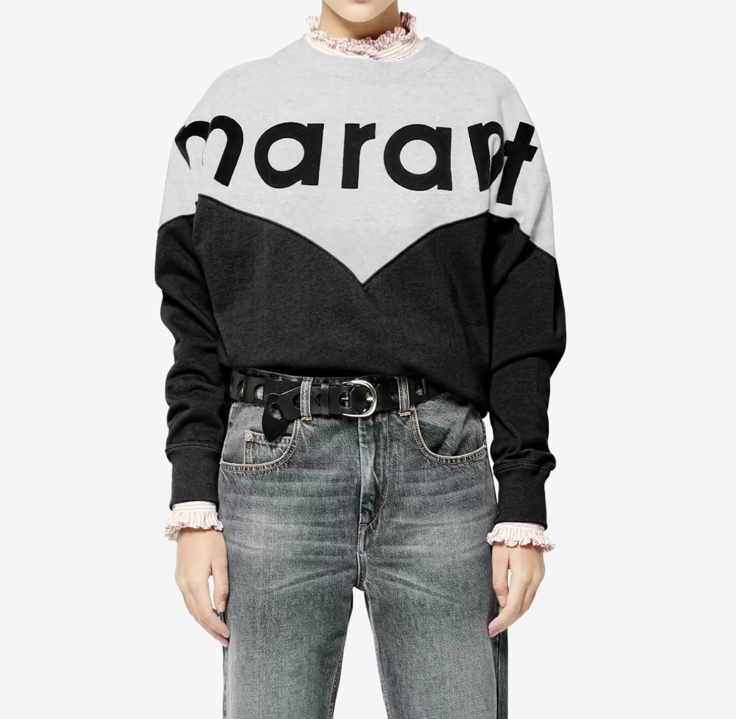 Sweatshirts & Loungewear | Activewear<Isabel Marant Étoile HOUSTON SWEATSHIRT FadedBlack