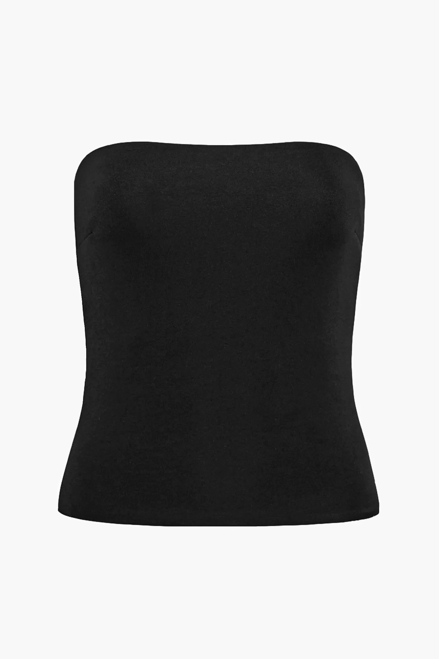 Tops<ESSE ILLI STRAPLESS TOP Black