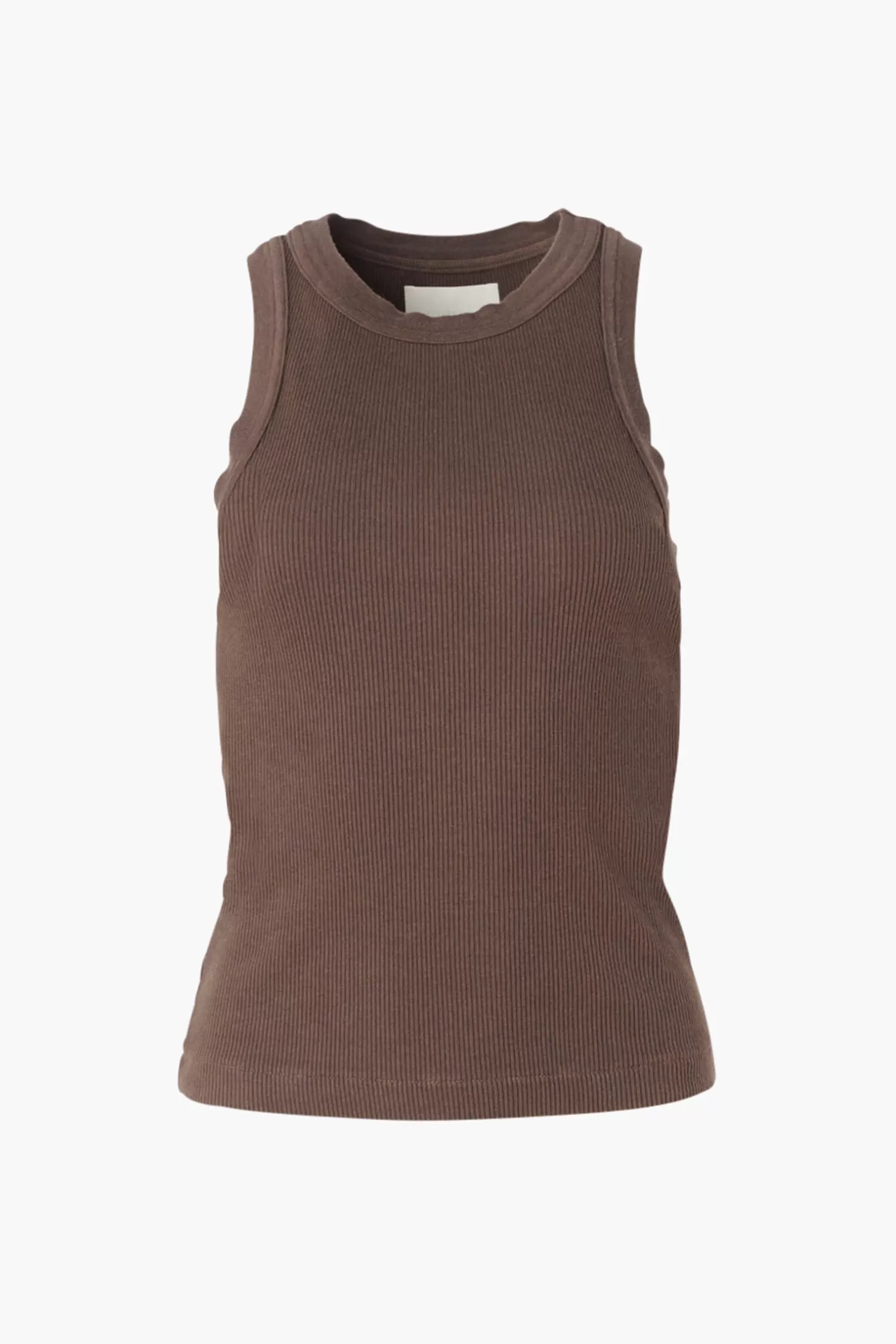 Tops<CITIZENS OF HUMANITY ISABEL RIB TANK FigBrown