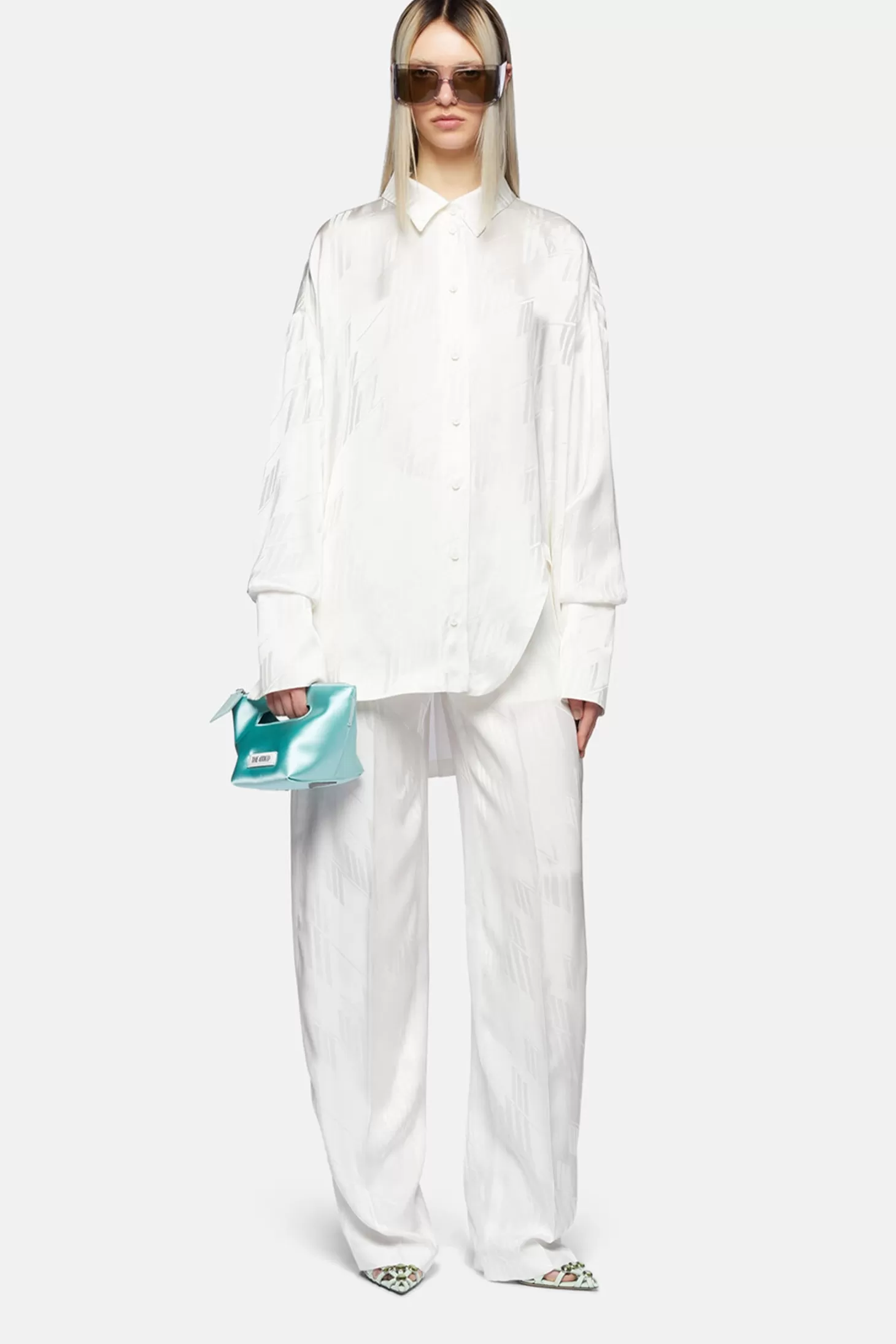 Pants | Matching Sets<THE ATTICO JAGGER LONG PANTS Milk