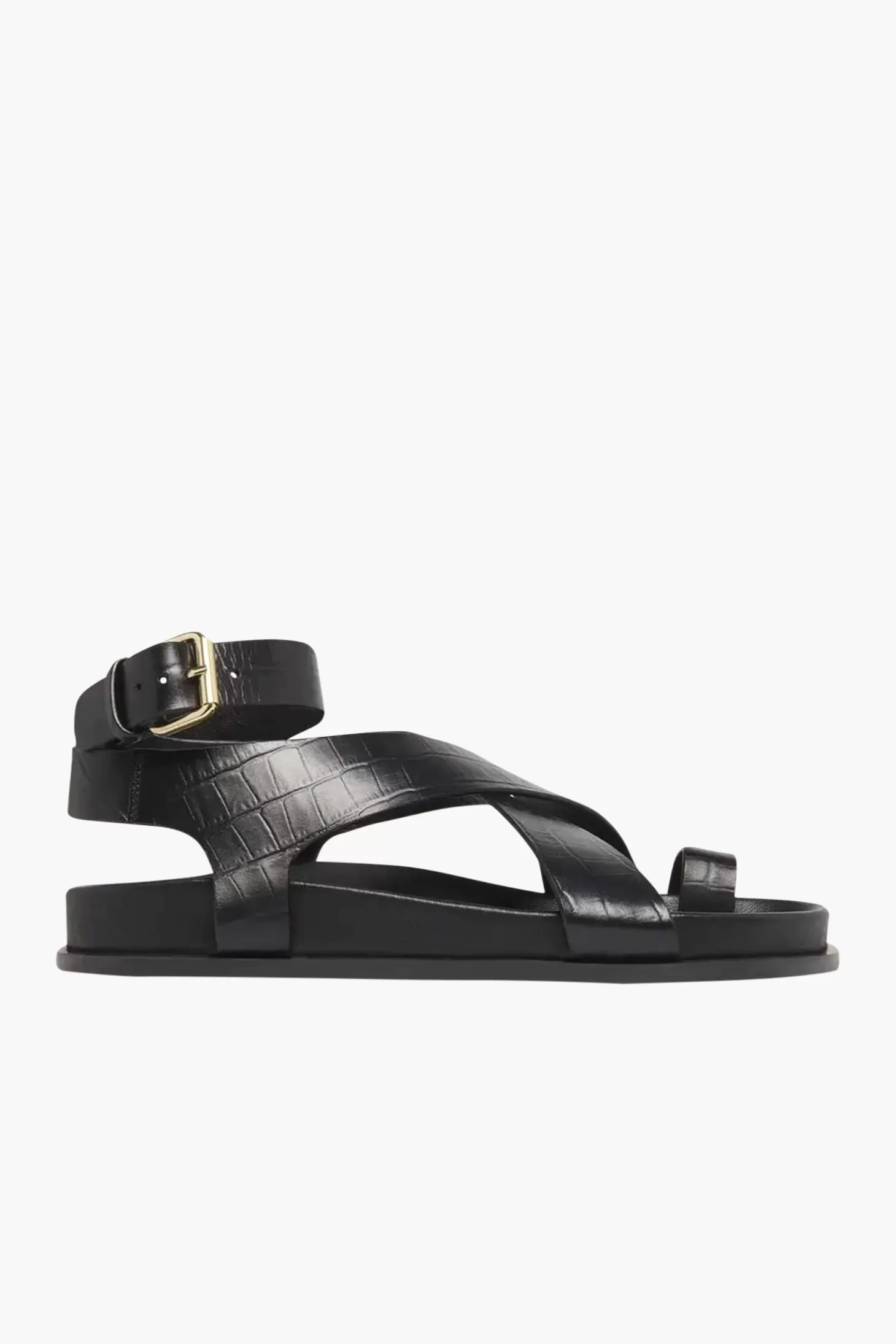 Flats | Sandals<A.EMERY JALEN SANDAL BlackCroc