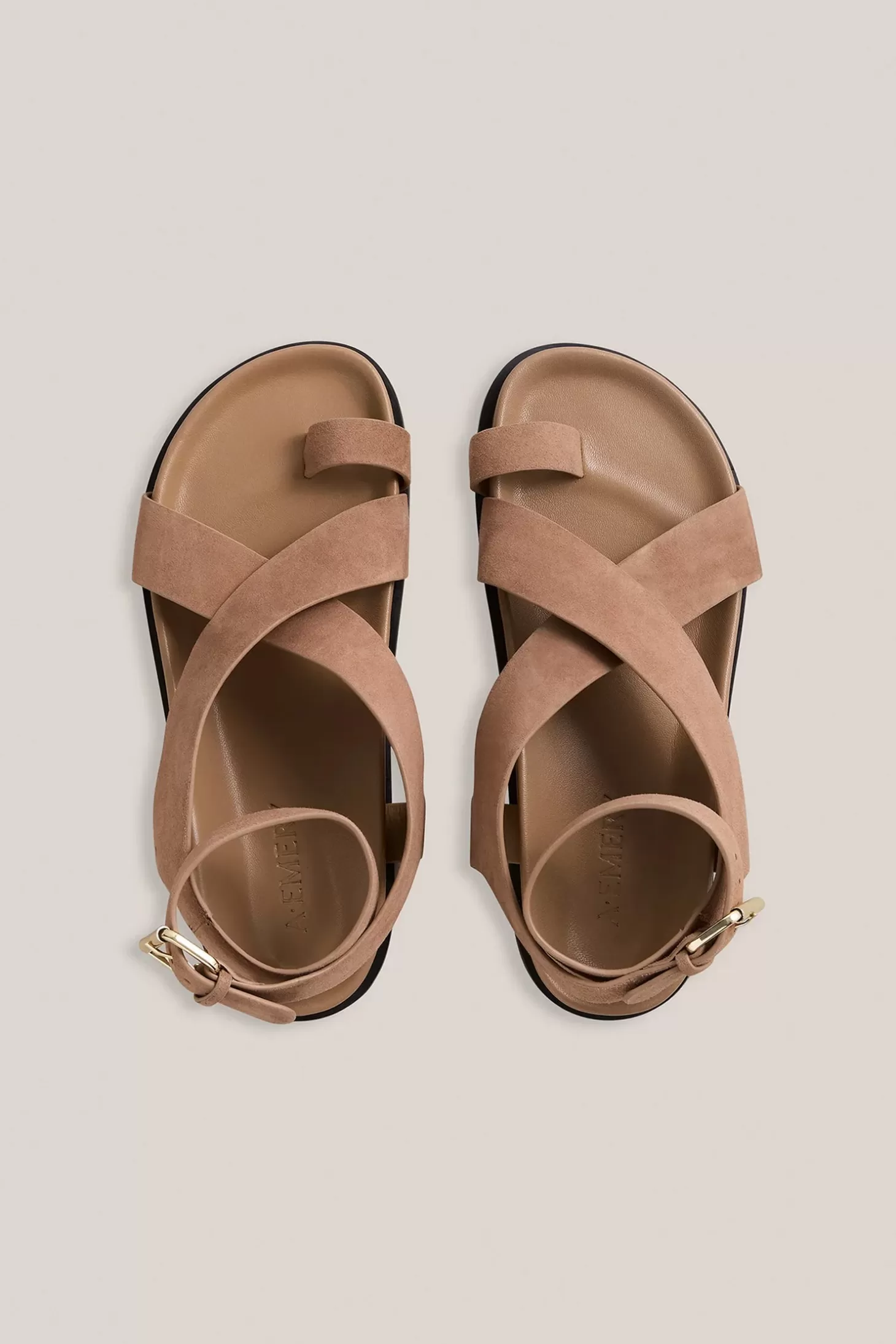 Flats | Sandals<A.EMERY JALEN SANDAL NutmegSuede