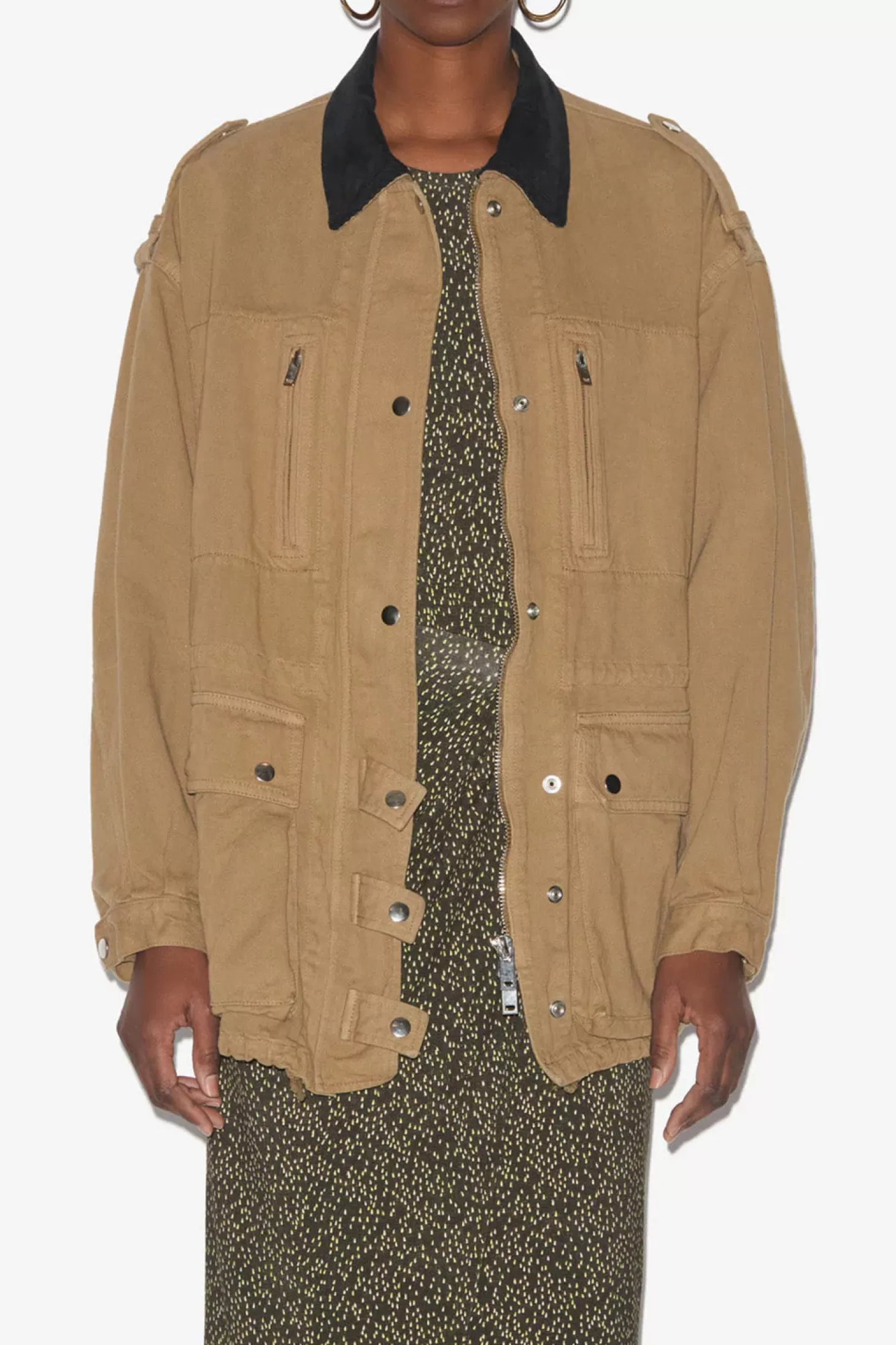 Jackets<ISABEL MARANT ÉTOILE JOANNA JACKET Khaki