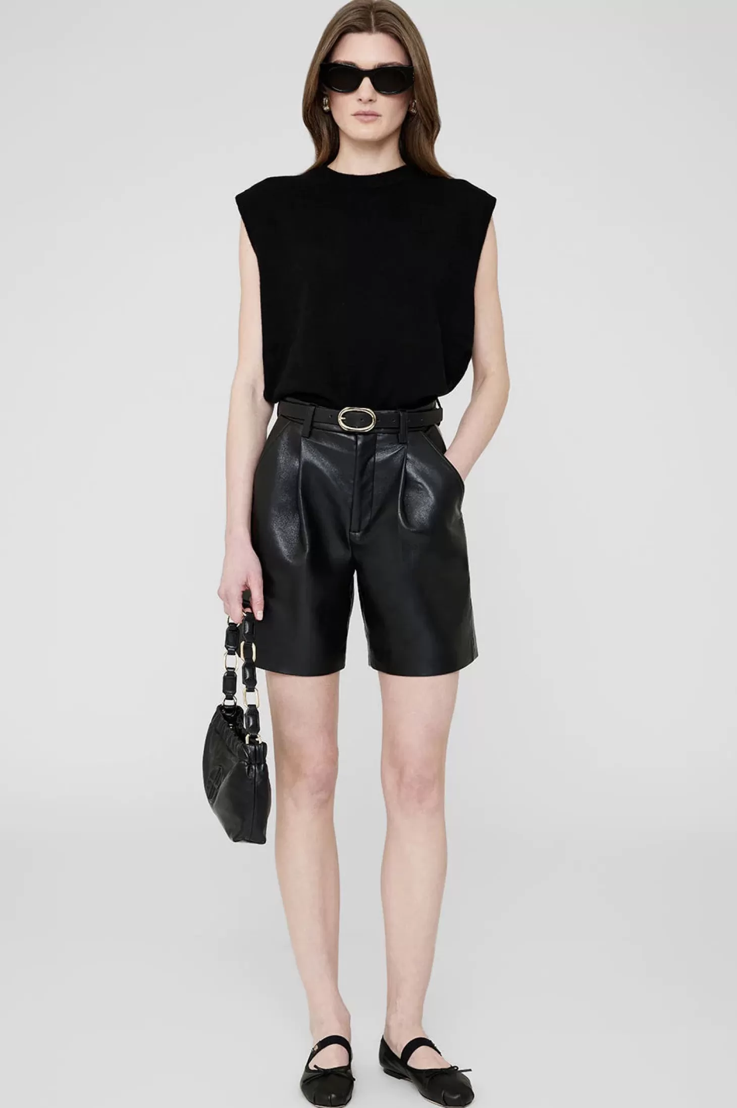 Flats<ANINE BING JOLIE FLATS Black