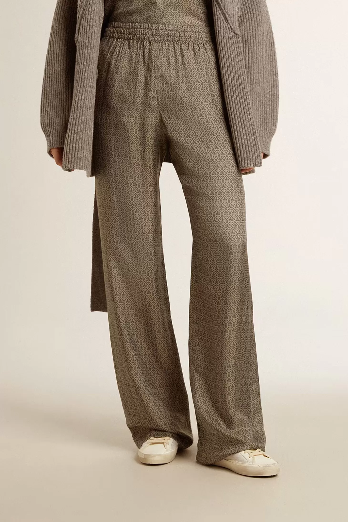 Pants | Matching Sets<GOLDEN GOOSE JOURNEY W'S JOGGING PANTS TWILL ALLOVER PRINT