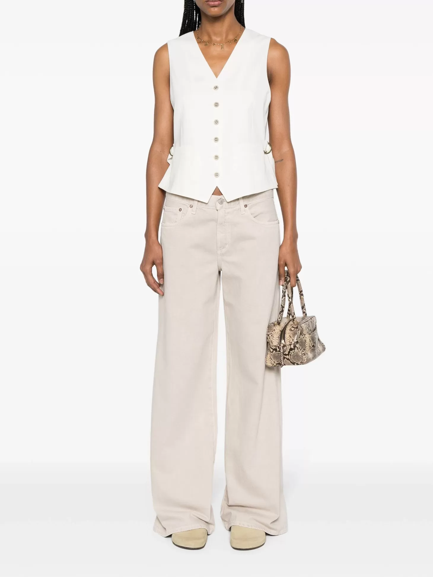 Tops | Matching Sets<GOLDEN GOOSE JOURNEY W'S VEST ArcticWhite