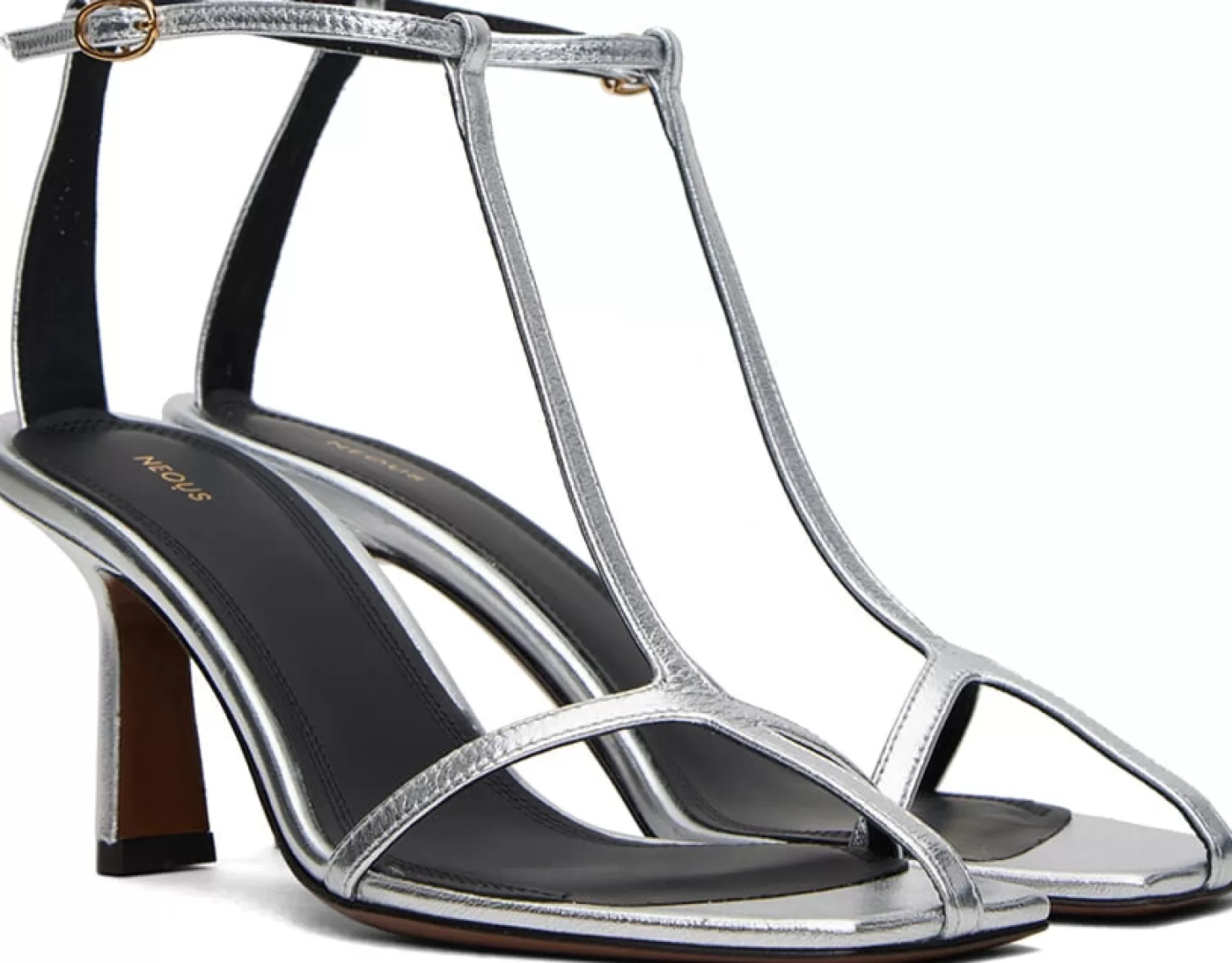Heels | Sandals<NEOUS JUMEL LEATHER SANDALS Silver