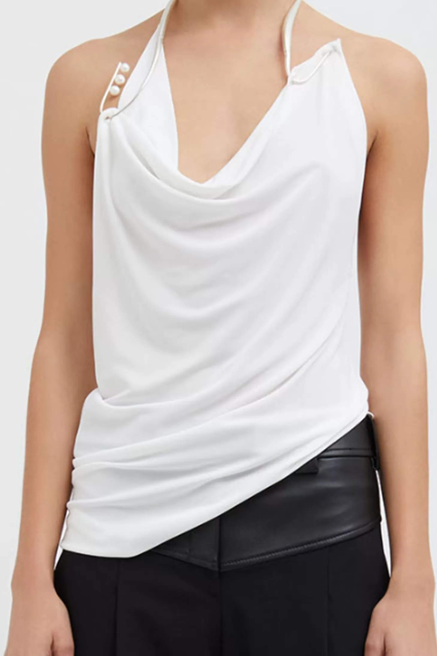 Tops<CHRISTOPHER ESBER LEVITATE DRAPED CAMI